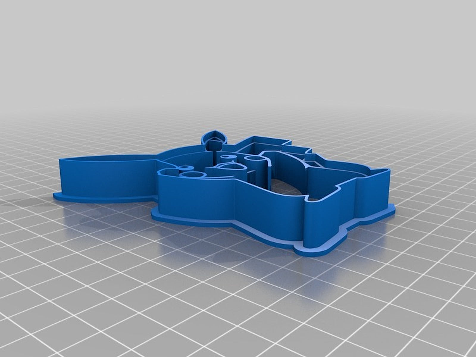 poketmon-picachu cookie cutter – 3D Baskı Modeli