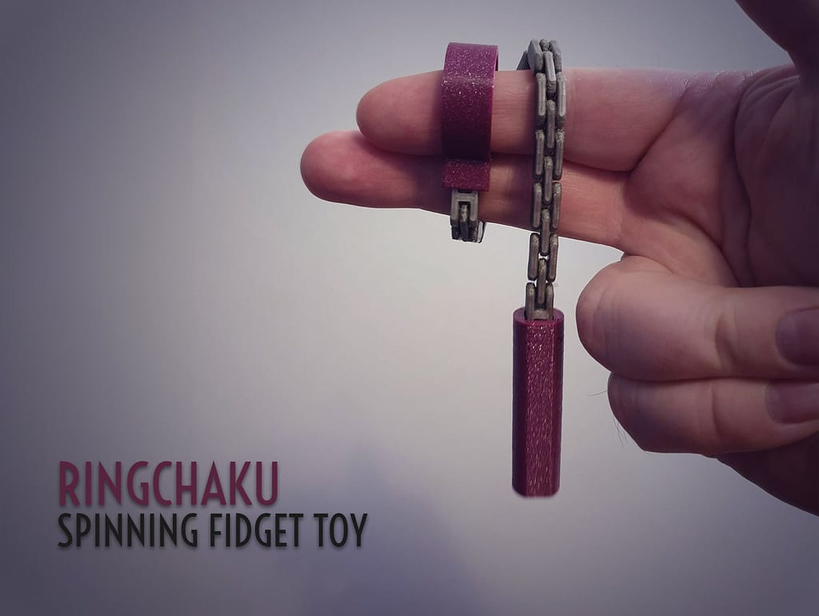 Ringchaku Spinning Fidget Toy – 3D Baskı Modeli