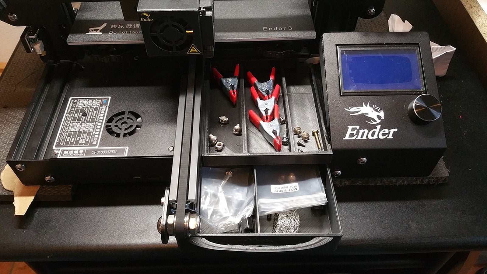 base shelf ender3 ender 3 – 3D Baskı Modeli