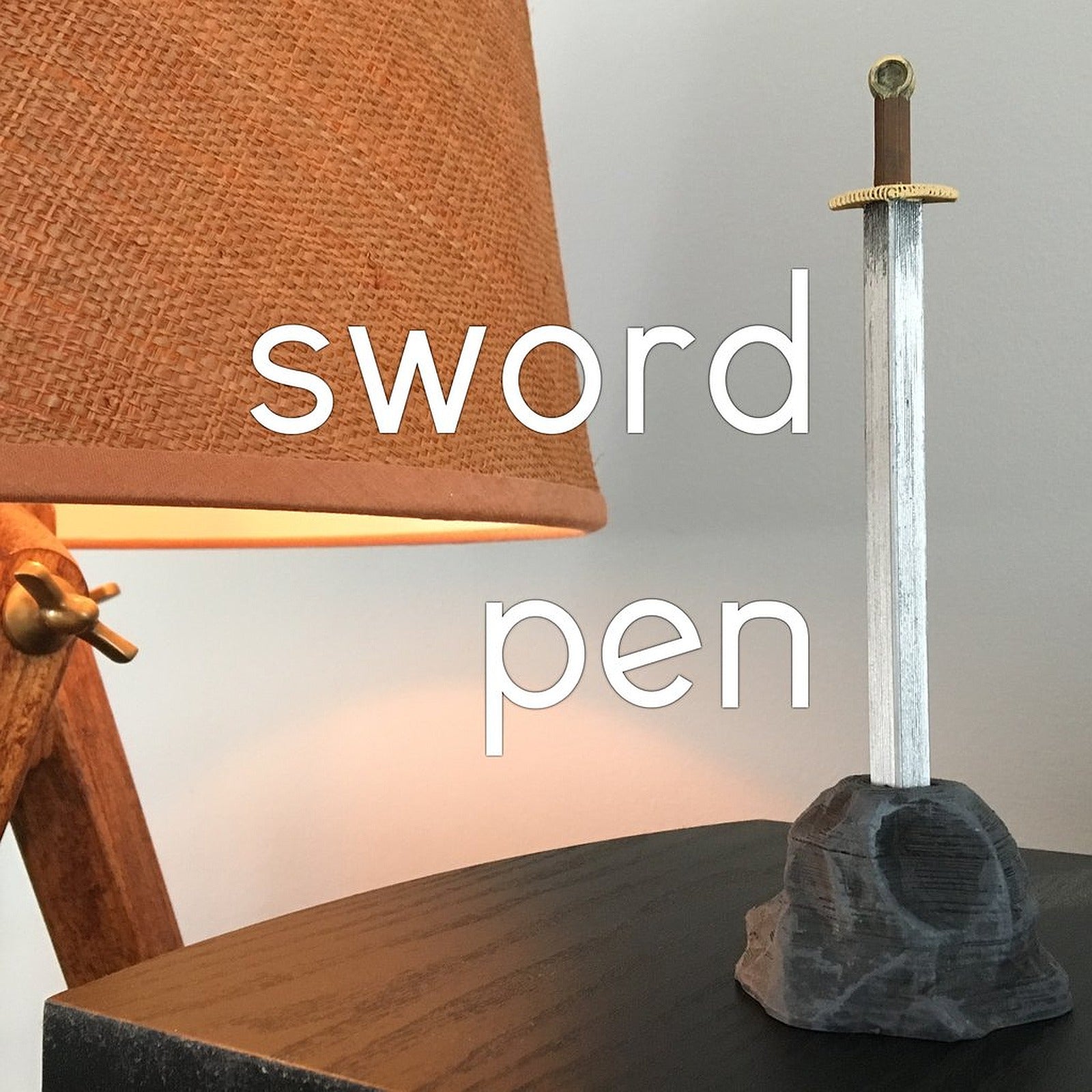 Sword kalem!  (redesigned rock) – 3D Baskı Modeli