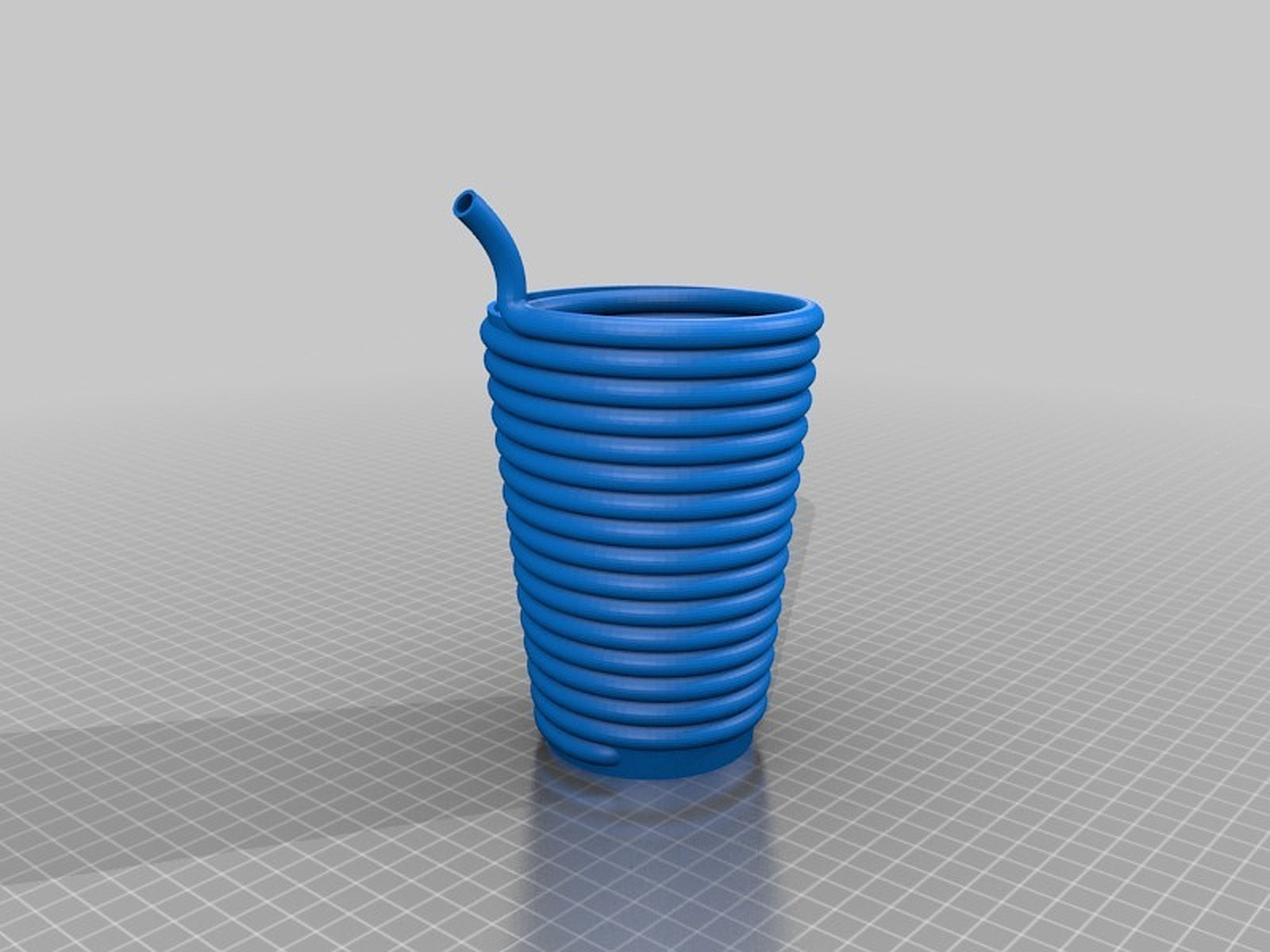 Big StrawGlass V2 (aprox. 0.5L) – 3D Baskı Modeli