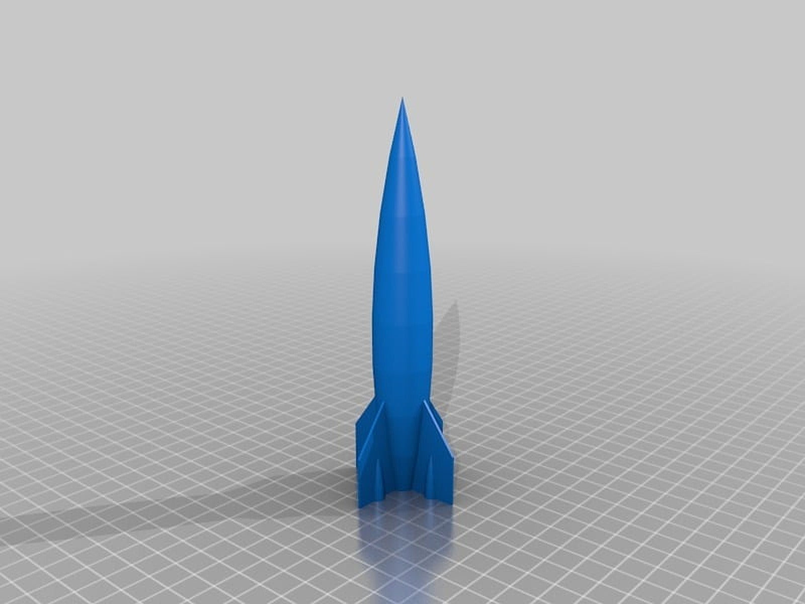 Classic Rocket – 3D Baskı Modeli