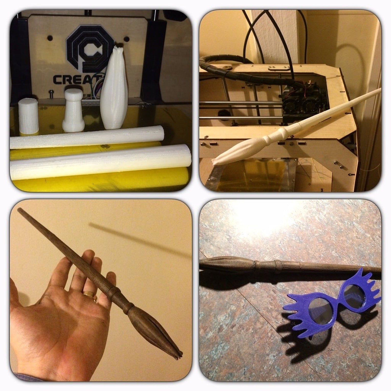 Luna Lovegood Wand (Easy print) – 3D Baskı Modeli