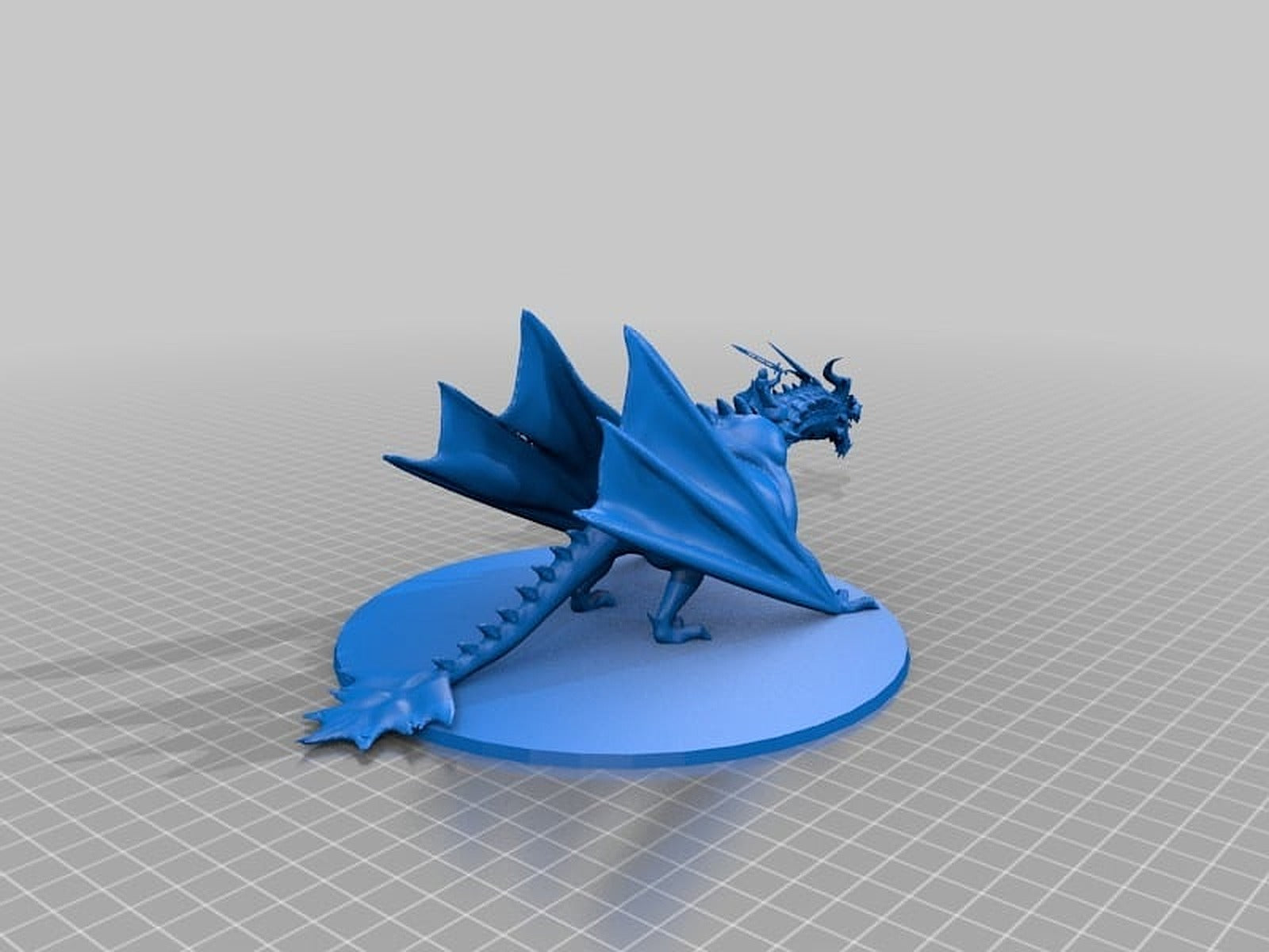 Dragon with Rider – 3D Baskı Modeli
