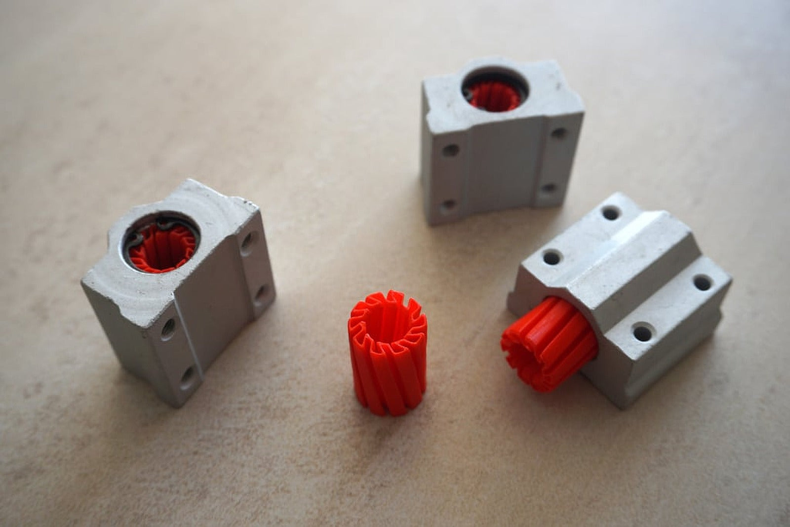 ANET A8 Spiral vazo linear bushing – 3D Baskı Modeli