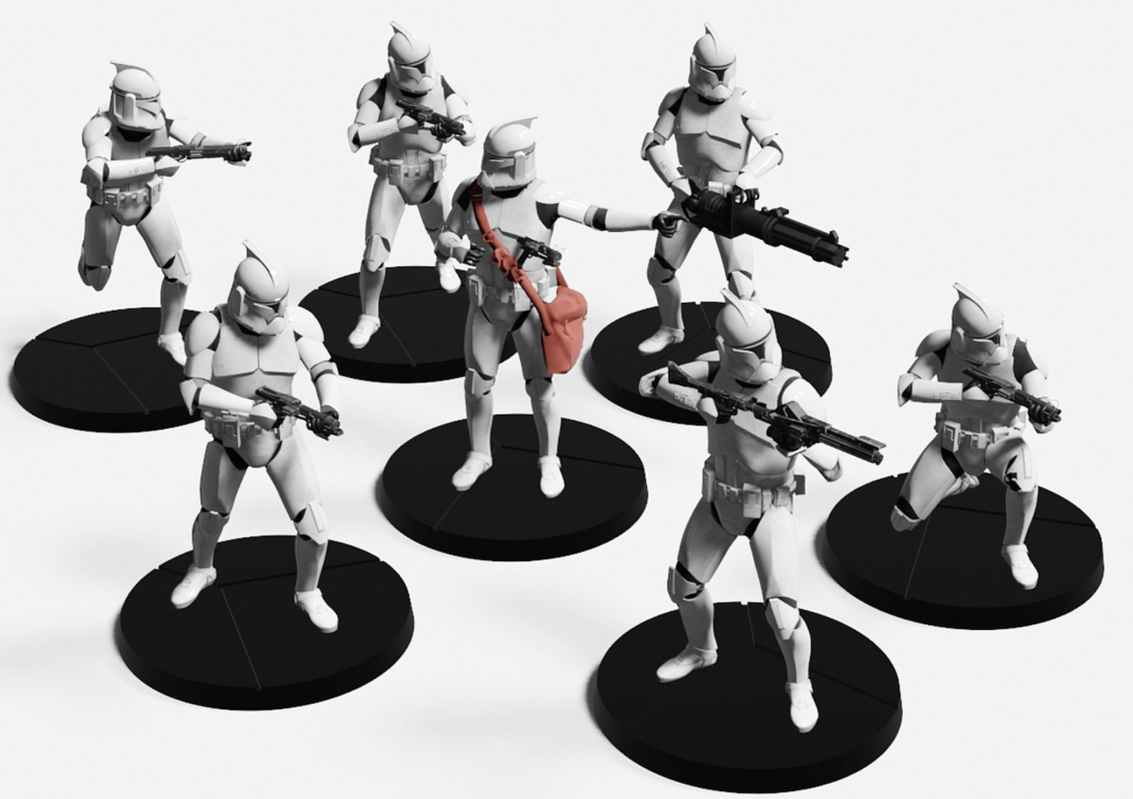 Star Wars Army Men - Republic Core – 3D Baskı Modeli