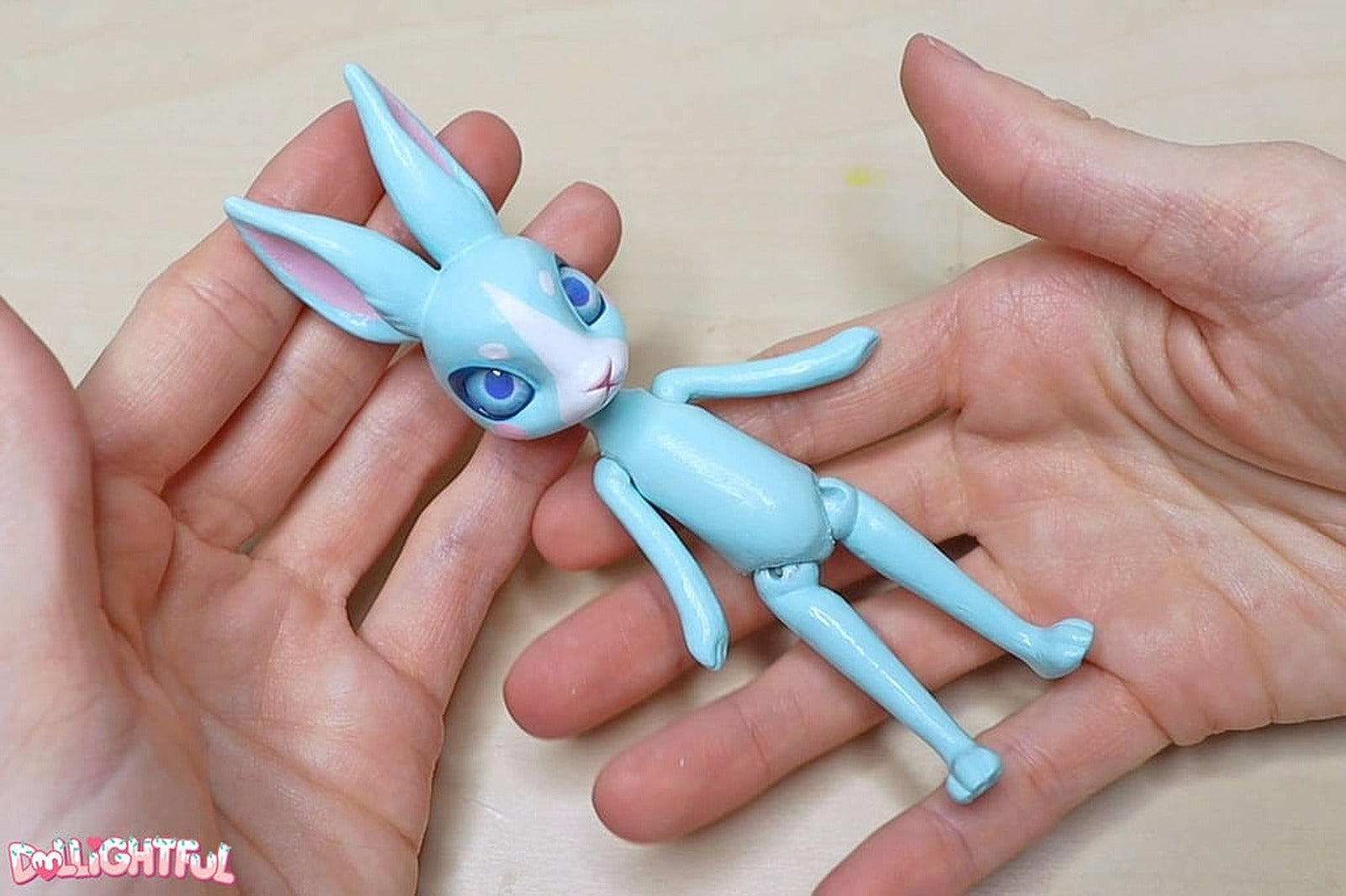 Simple Bunny Ball-jointed Doll – 3D Baskı Modeli