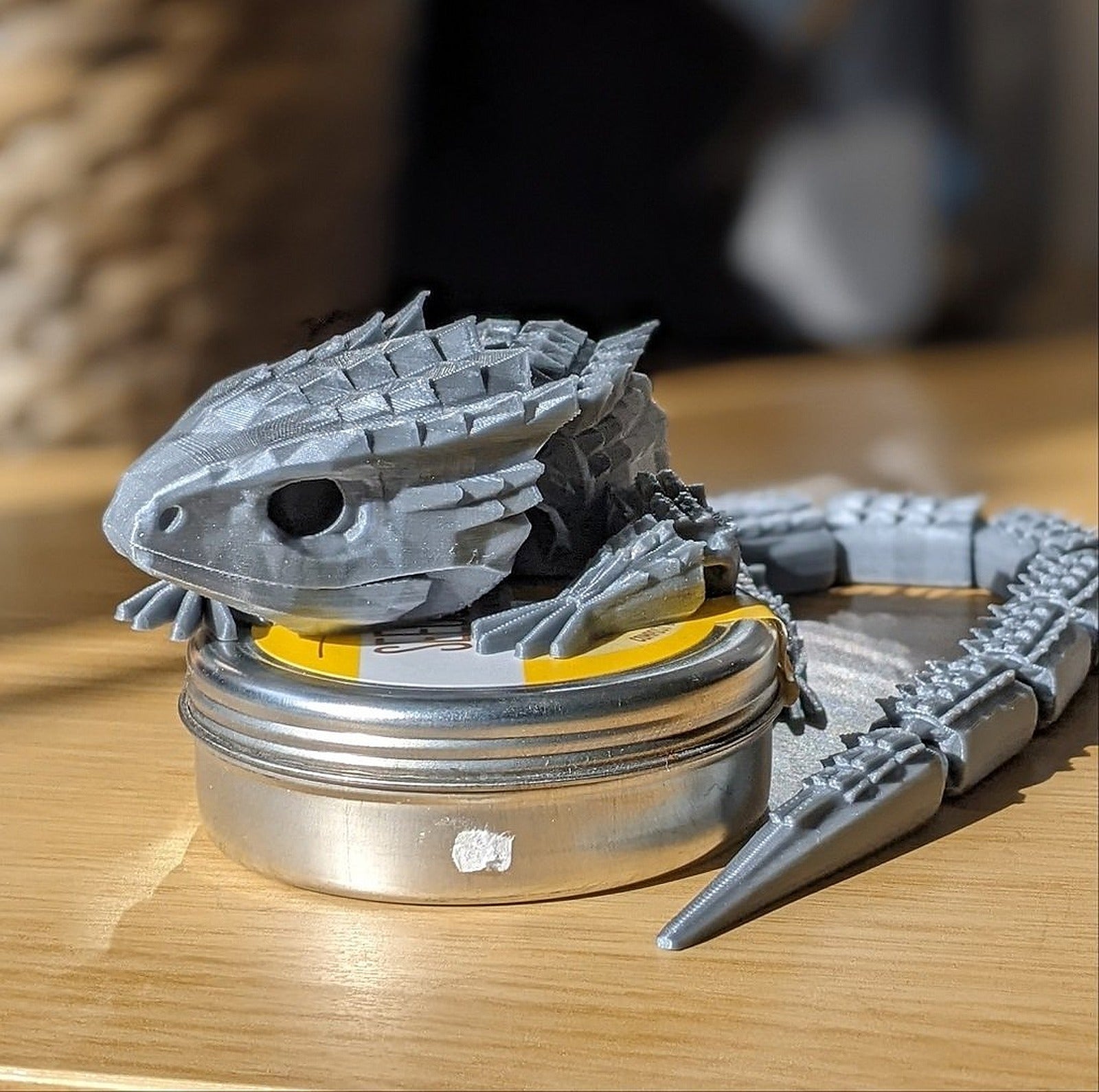 Red-Eyed Crocodile Skink - Articulated – 3D Baskı Modeli