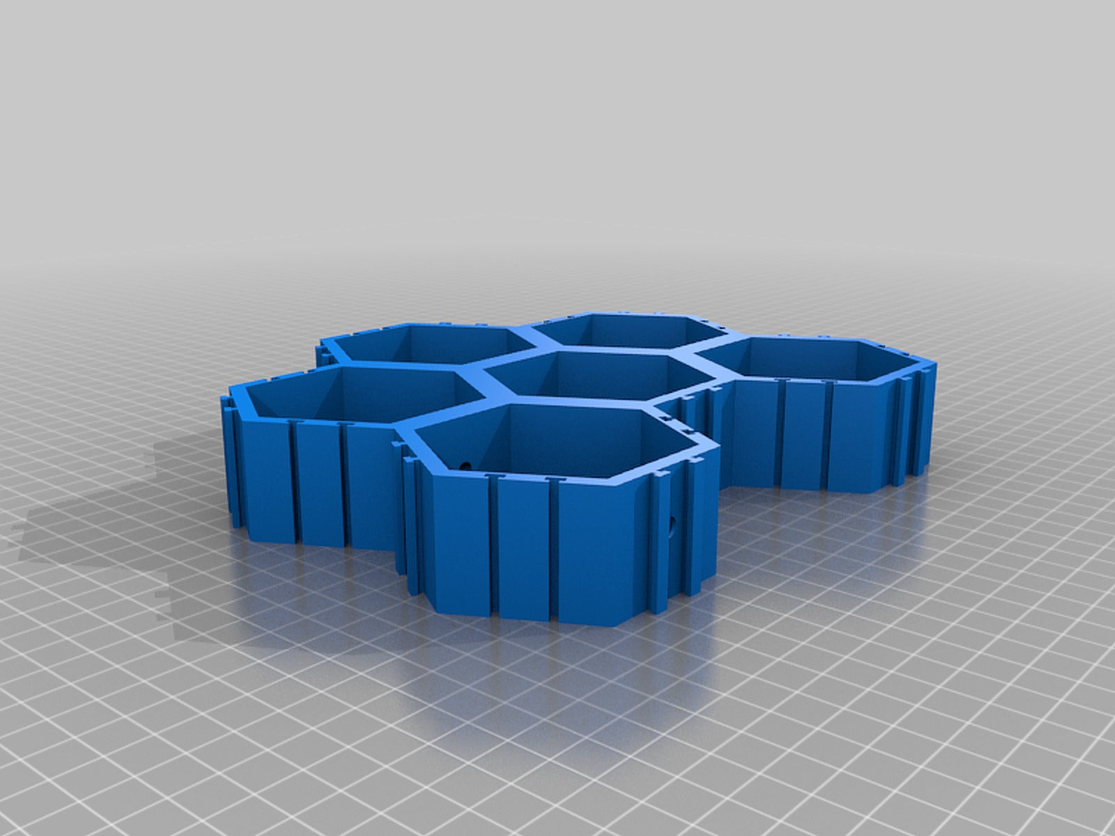 Minifig Hexagons - Extended Edition – 3D Baskı Modeli