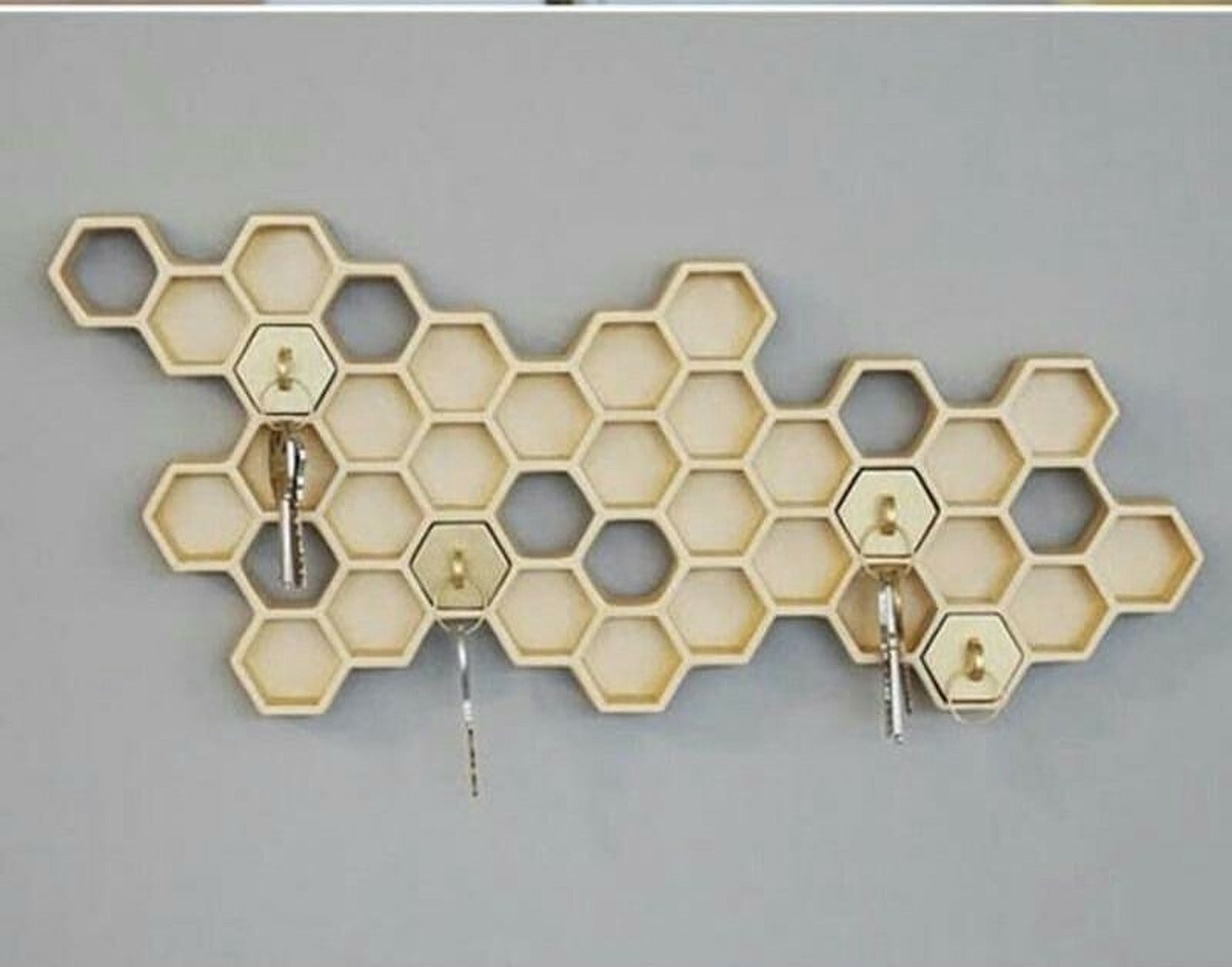 Honeycomb Key stand – 3D Baskı Modeli