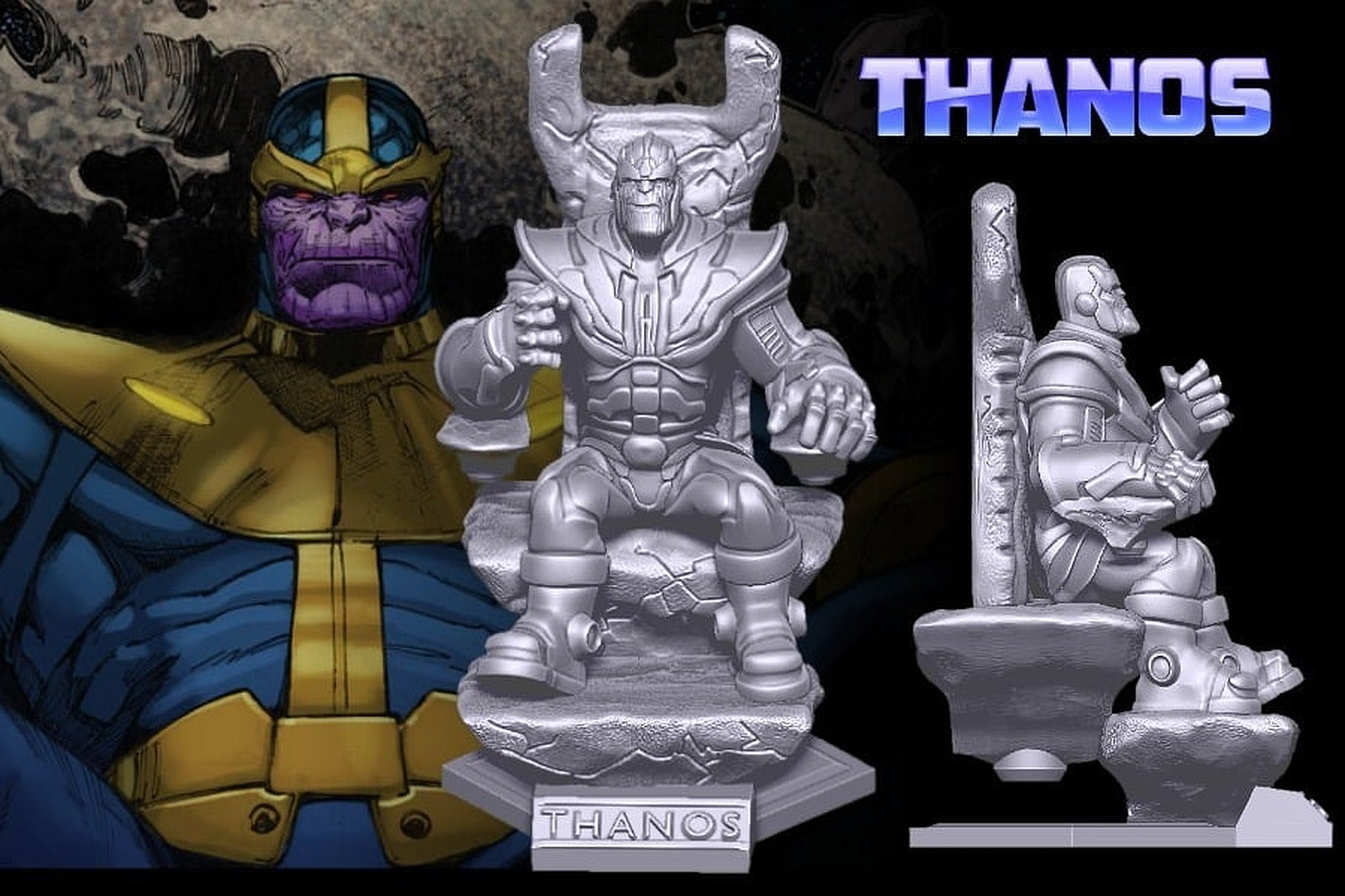 Thanos figür – 3D Baskı Modeli
