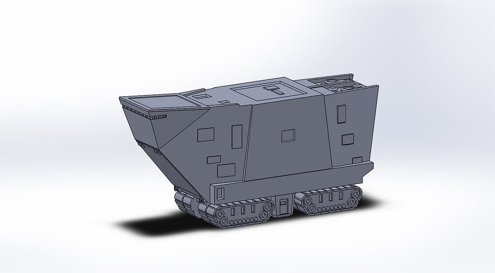 Star Wars X-wing: Jawa Sandcrawler – 3D Baskı Modeli