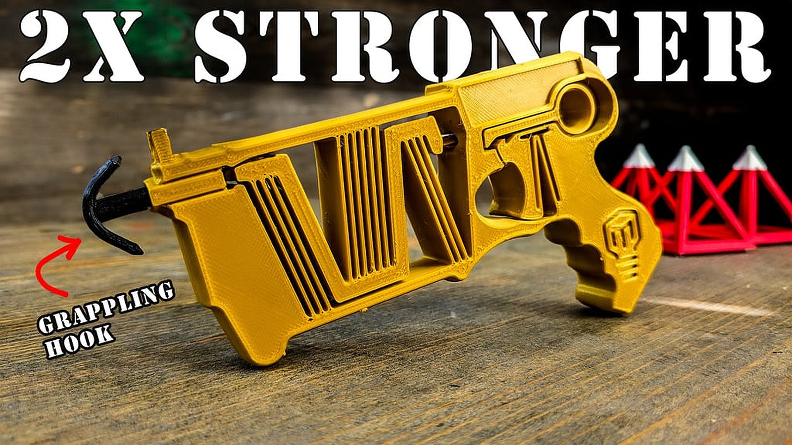 Stronger Compliant Blaster (with grappling askı!) – 3D Baskı Modeli