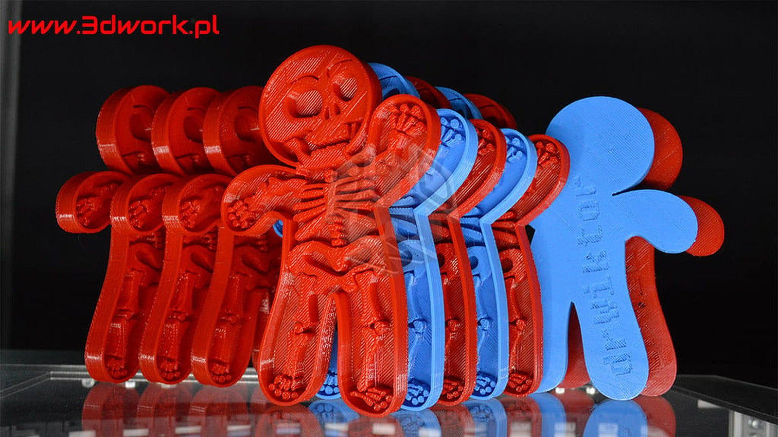 Cutter cookies skeleton - halloween – 3D Baskı Modeli