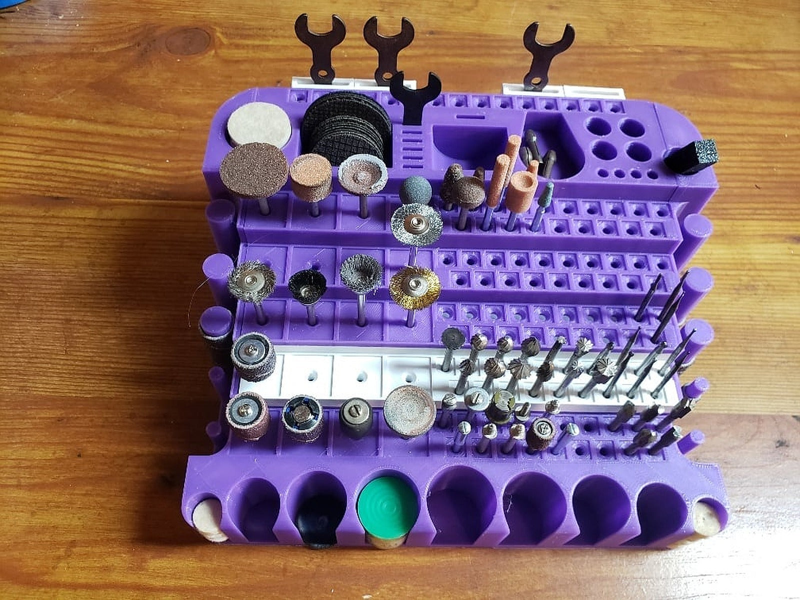 Workbench Dremel Bit kutu/düzenleyici – 3D Baskı Modeli