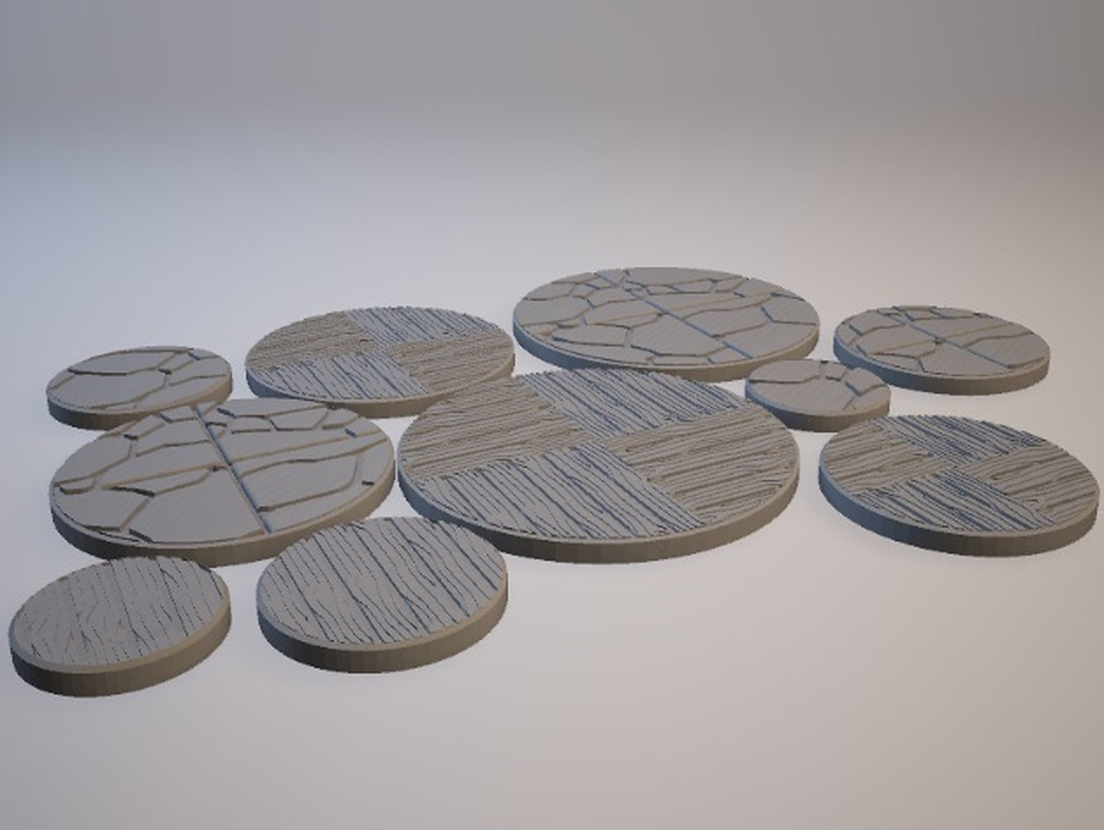 Z.O.D. Dungeon Theme Bases (28mm/Heroic scale) – 3D Baskı Modeli