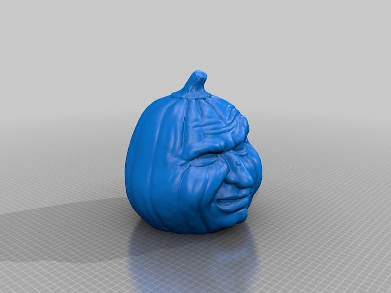 Grumpy Pumpkin – 3D Baskı Modeli