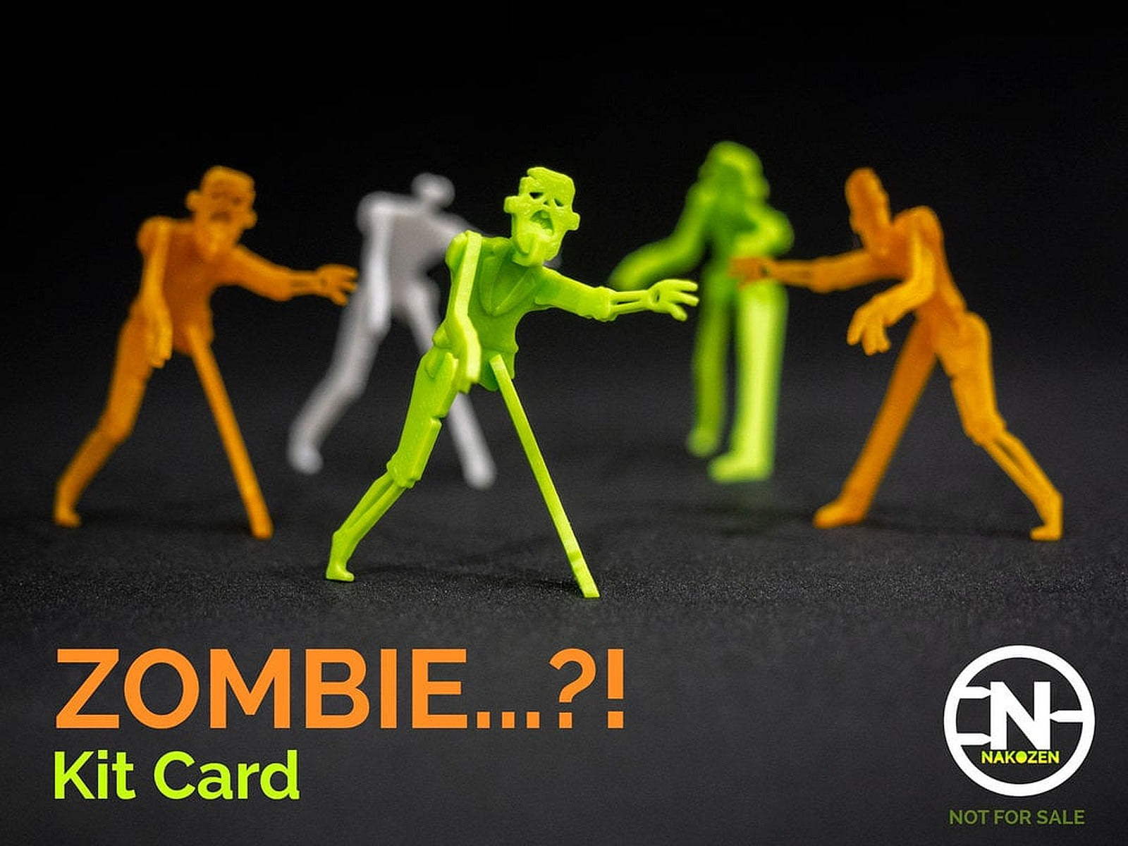 Zombie Kit Card – 3D Baskı Modeli