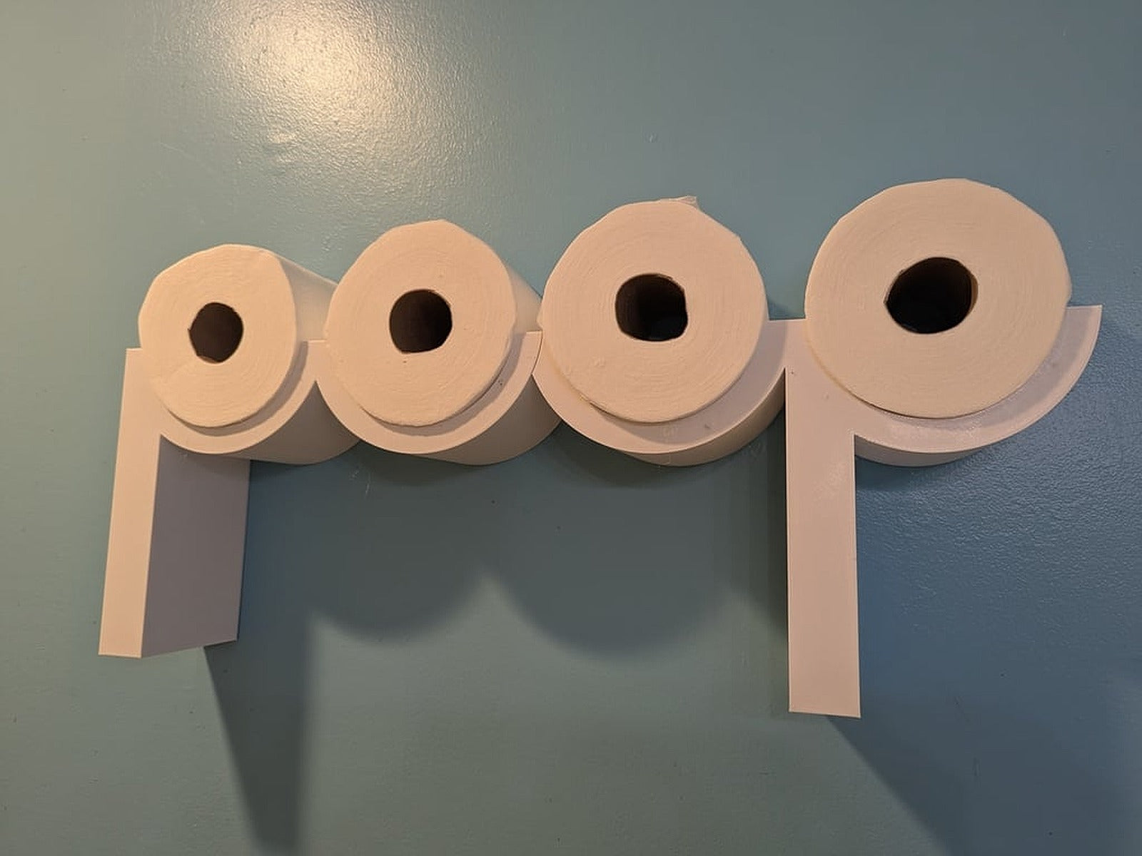 POOP toilet paper roll wall art – 3D Baskı Modeli