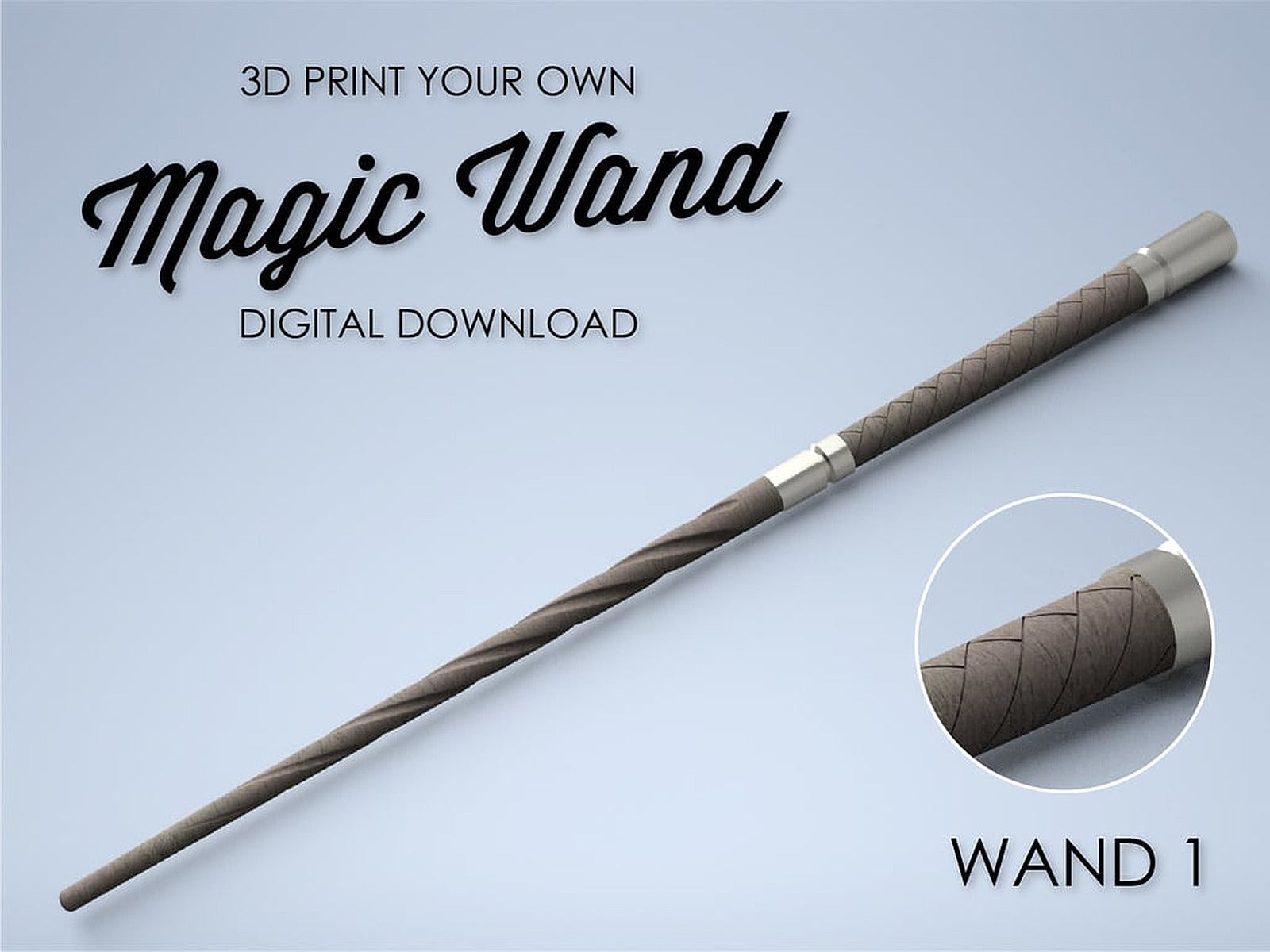 Harry Potter Custom Wand – 3D Baskı Modeli
