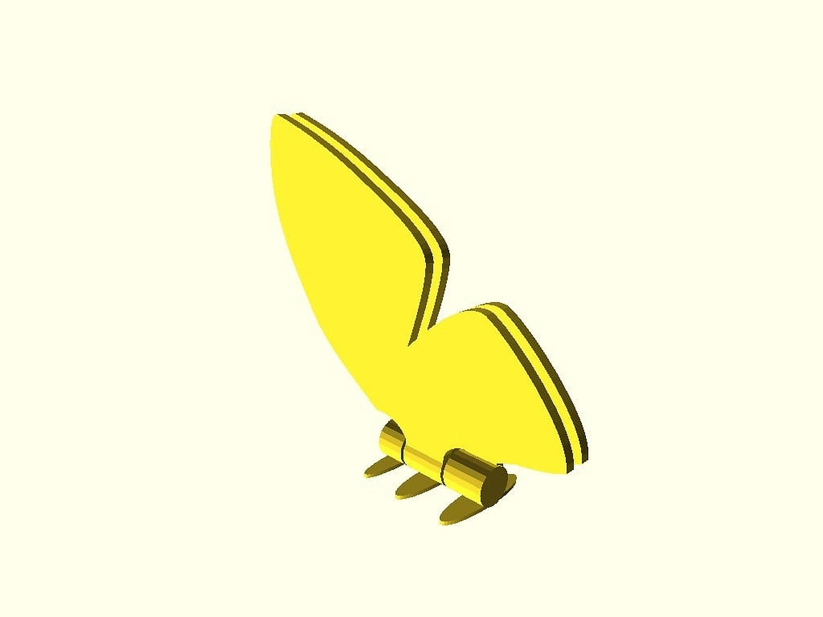 Butterfly wall decoration – 3D Baskı Modeli