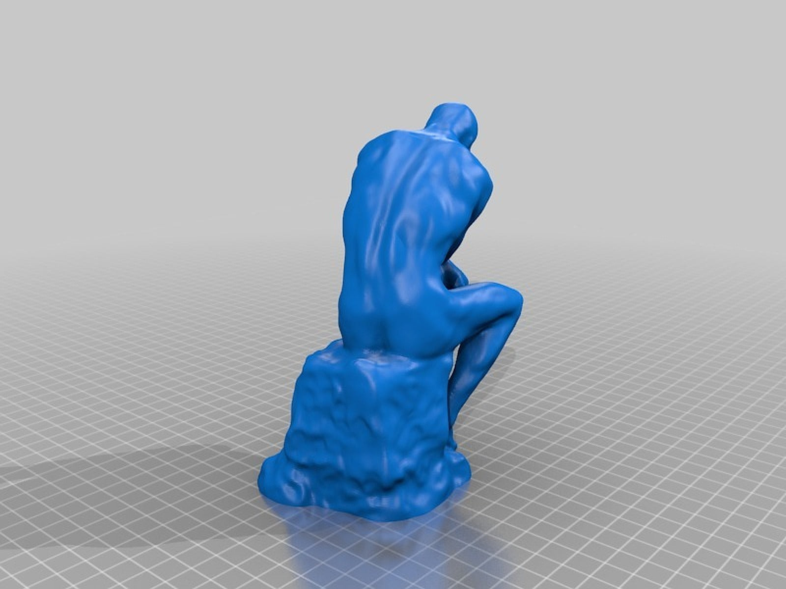 Rodin's The Thinker – 3D Baskı Modeli
