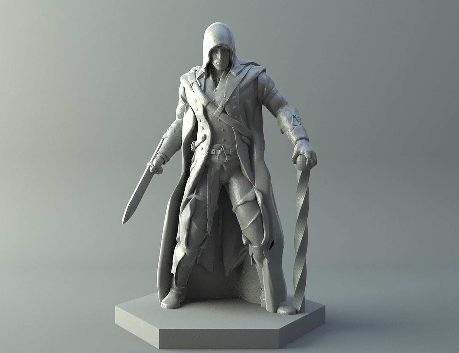 Elf assassin - D&D miniature. – 3D Baskı Modeli