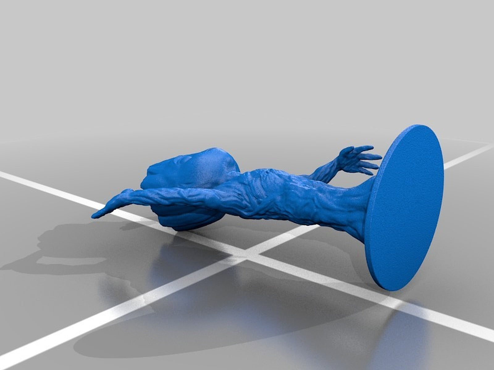 baby groot standing waving w stand – 3D Baskı Modeli