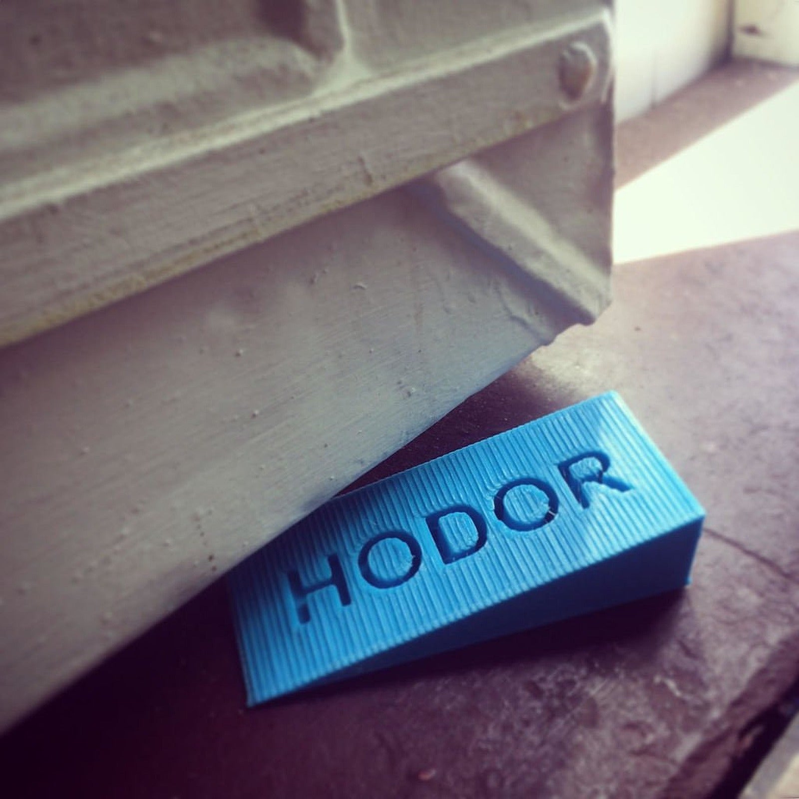HODOR DOOR STOP - GAME OF THRONES https://3dprint.com/136169/ten-3d-printable-things-hodor/ – 3D Baskı Modeli