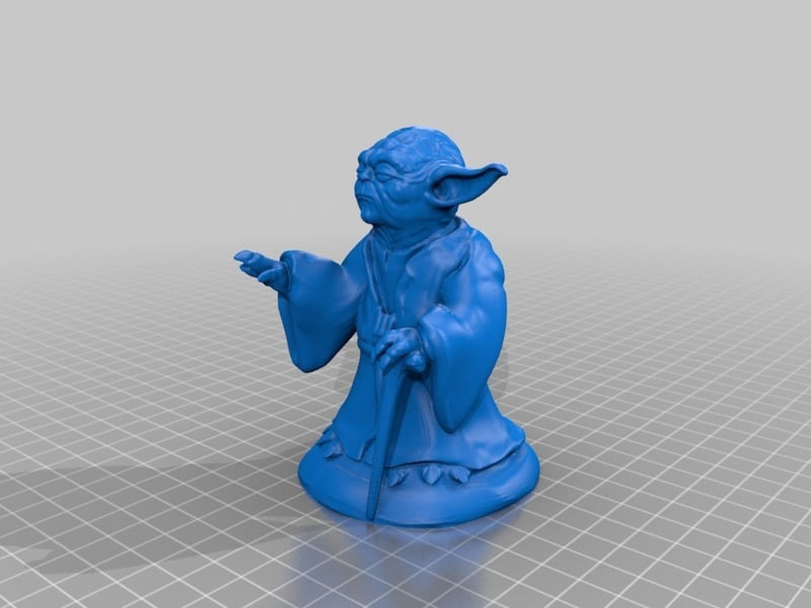 Yoda Using The Force – 3D Baskı Modeli