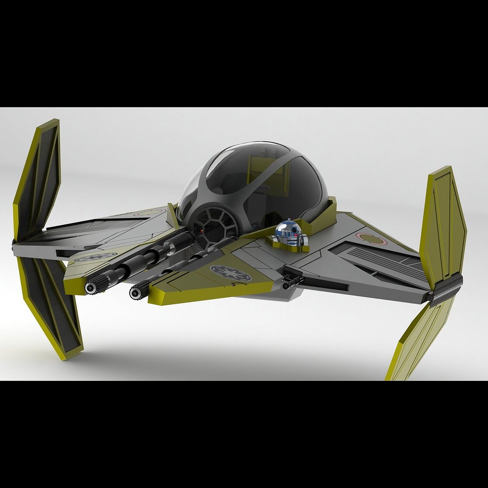 Star Wars Jedi Interceptor – 3D Baskı Modeli