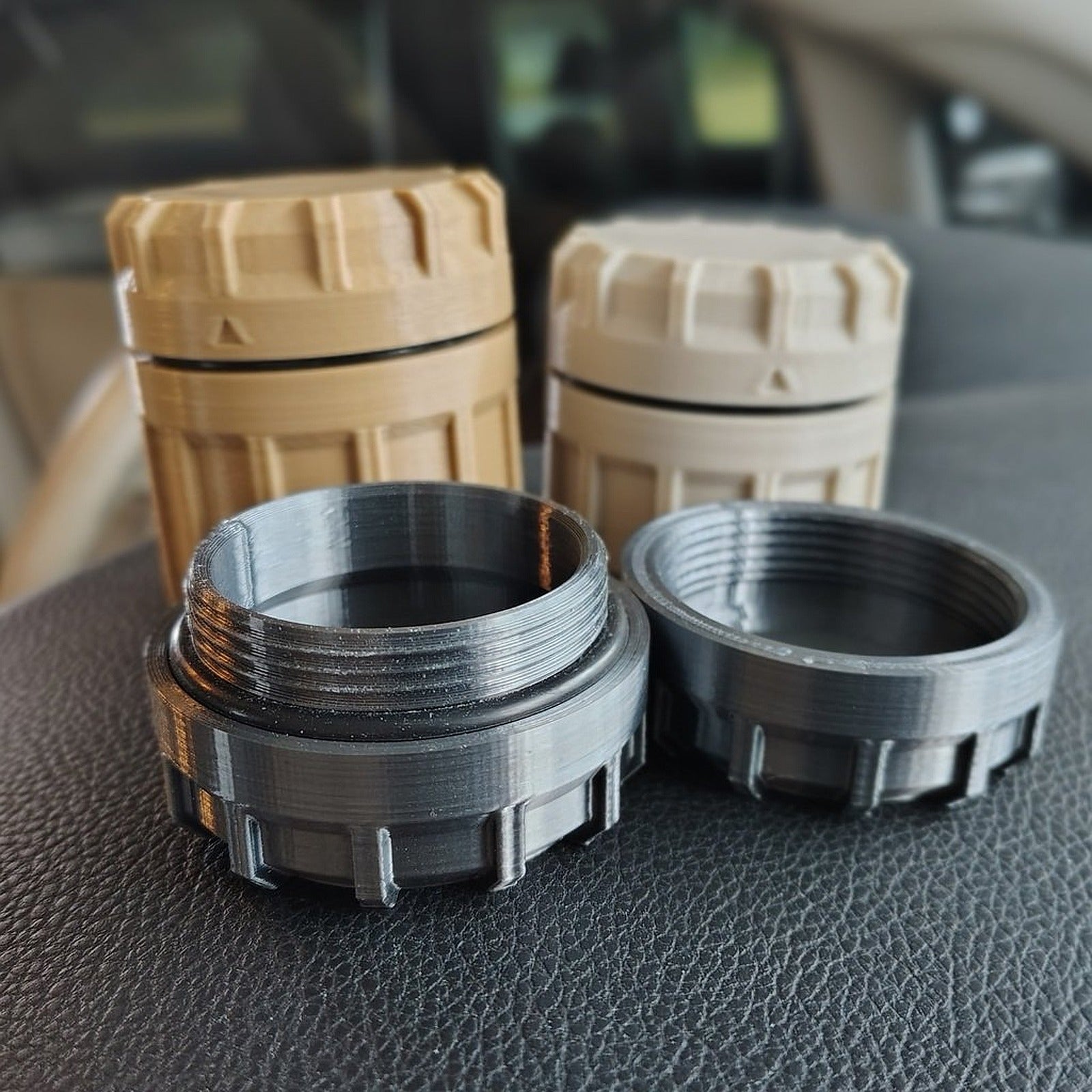 Chunky Weatherproof Container - Customizable – 3D Baskı Modeli