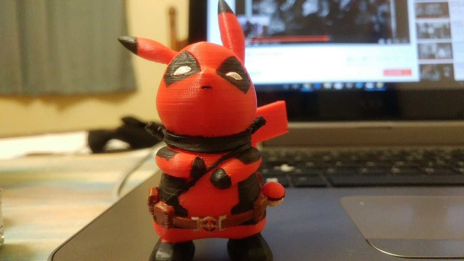 Deadpool Pikachu 1 file – 3D Baskı Modeli