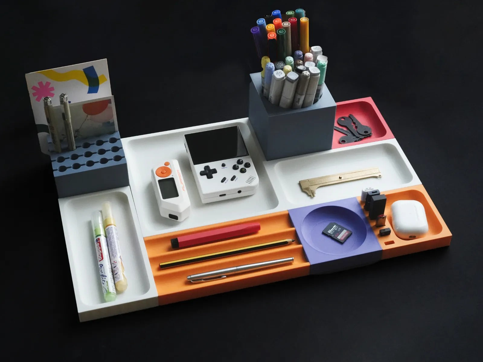 CubeForm - Modular Desk Organization System – 3D Baskı Modeli