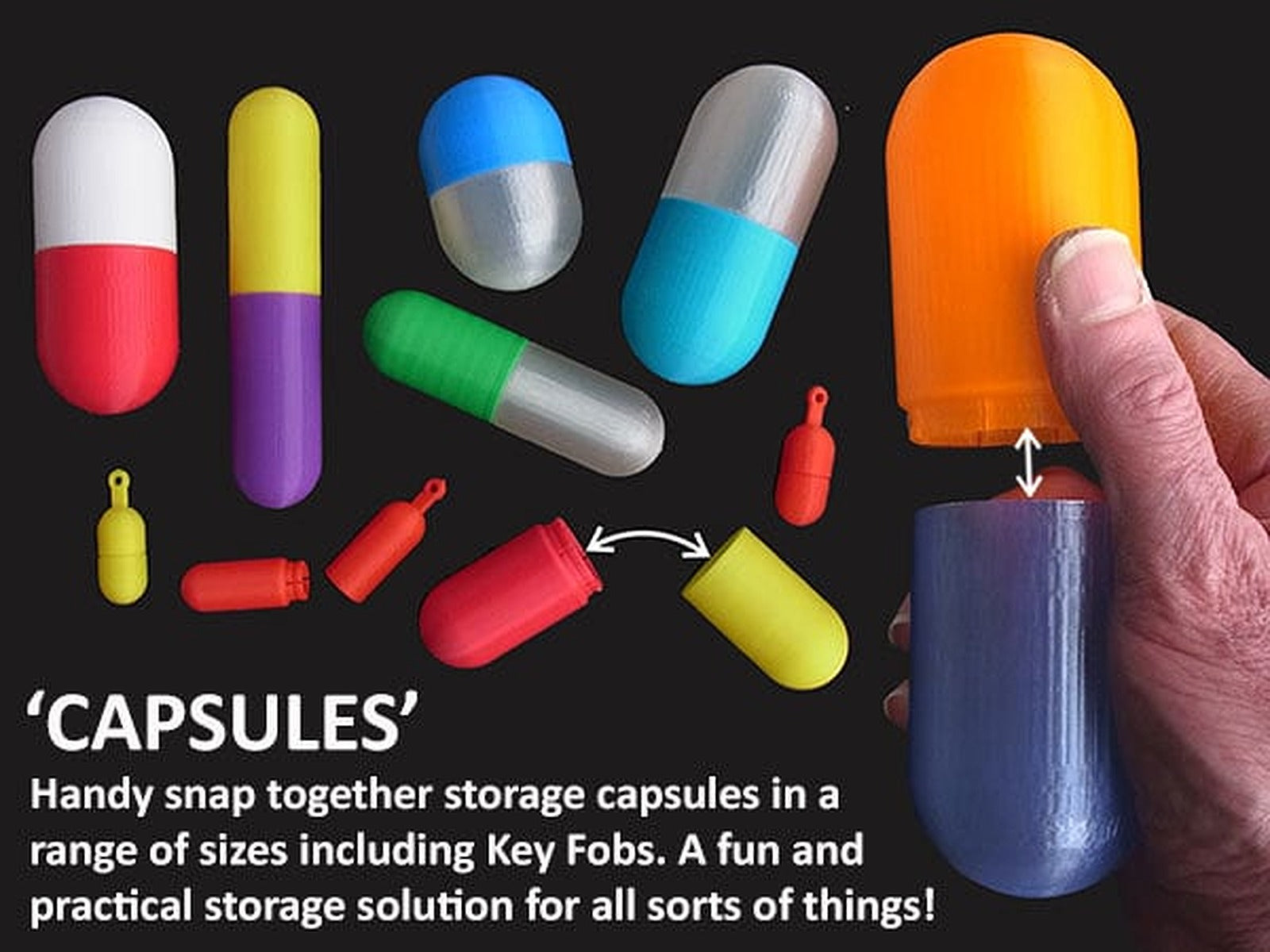 Capsules – 3D Baskı Modeli