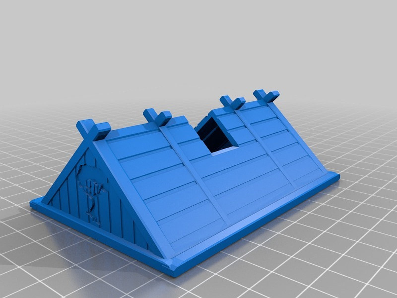 Viking House – 3D Baskı Modeli