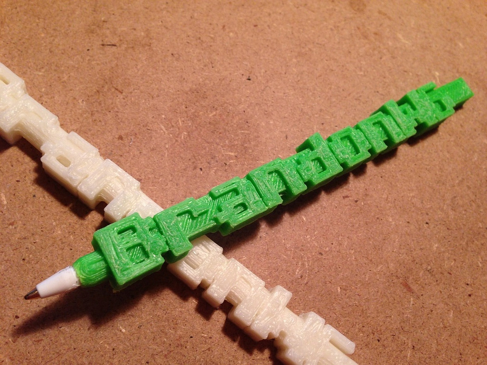 Retro Font Word kalem – 3D Baskı Modeli