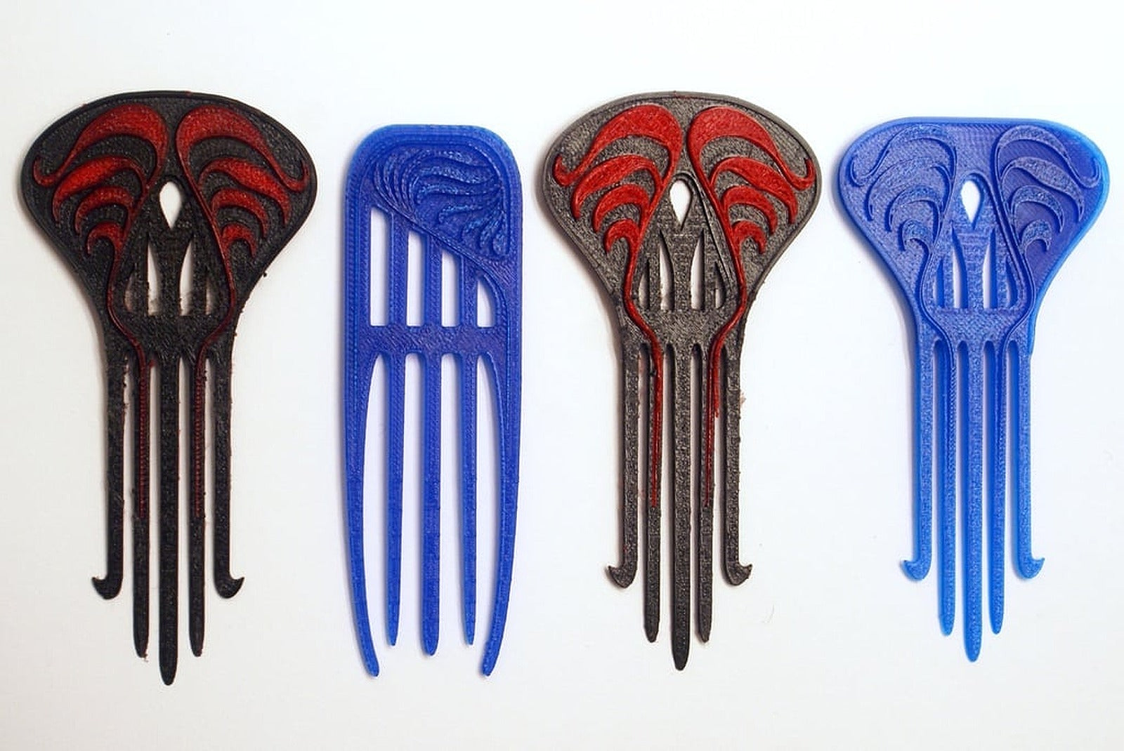 Art Nouveau Hair Ornaments – 3D Baskı Modeli