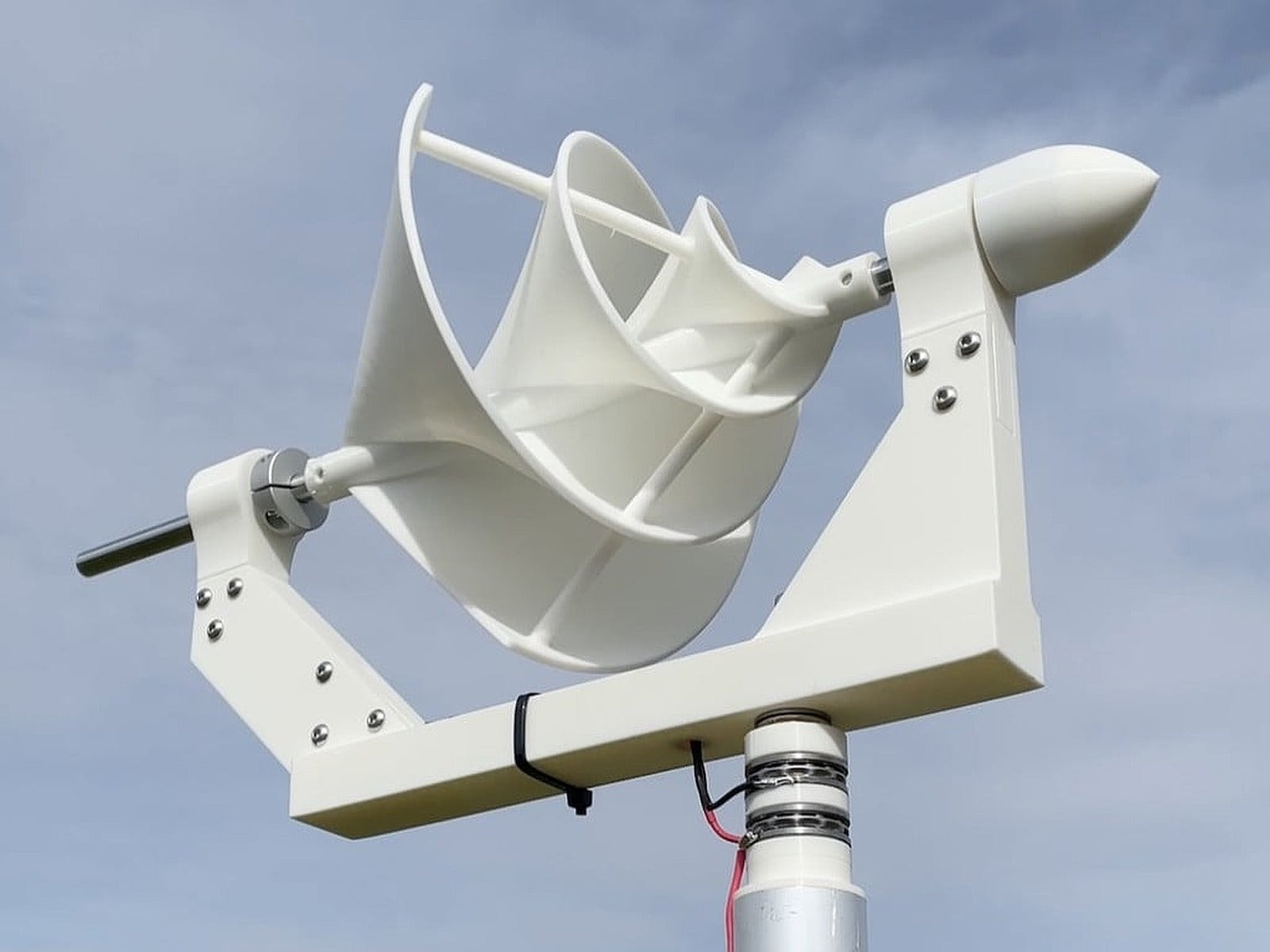 Helical/Archimedes Adaptable Wind Turkutu/düzenleyicie mk9 with slip ring – 3D Baskı Modeli
