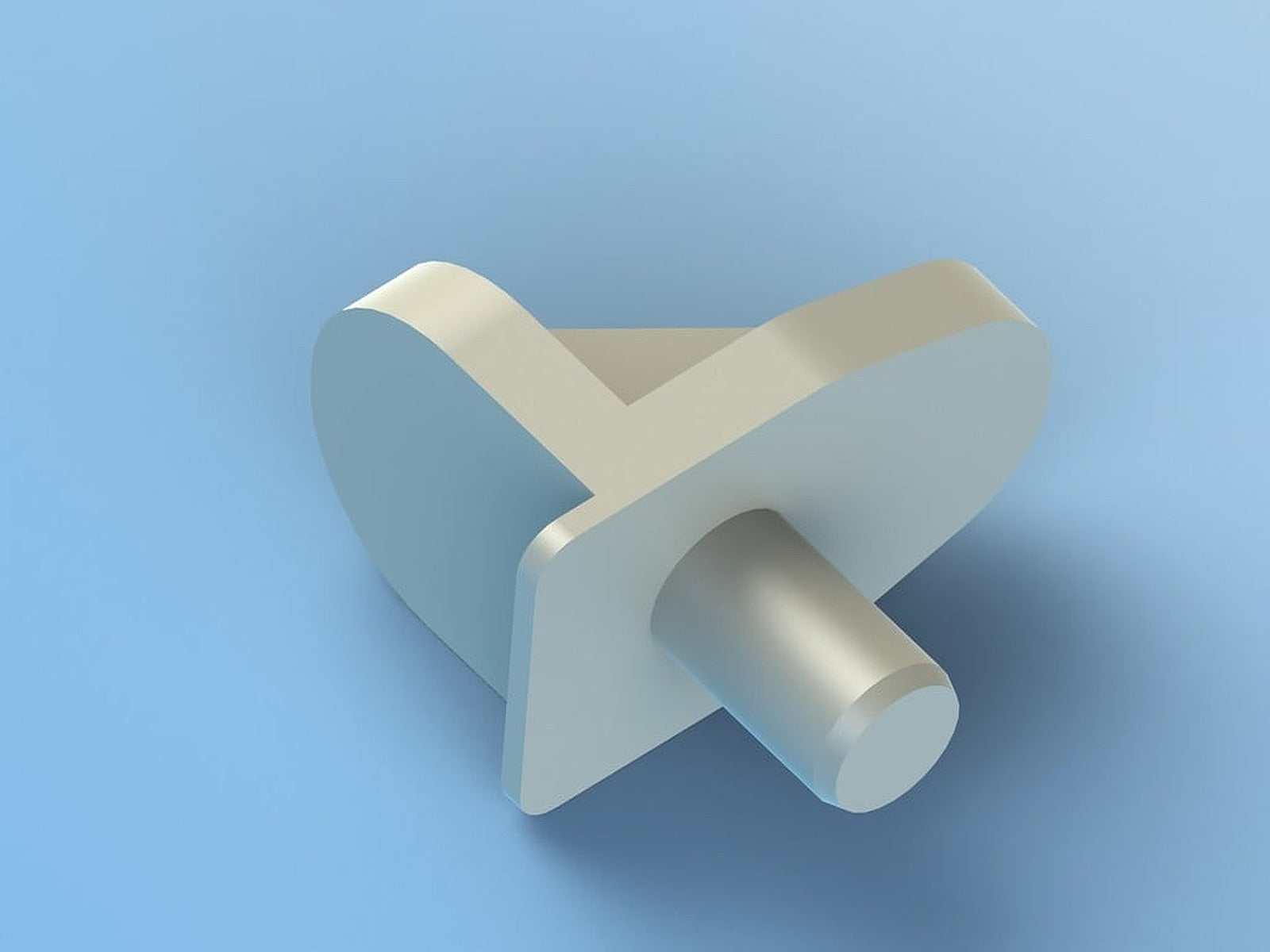 Shelf Support Pin – 3D Baskı Modeli