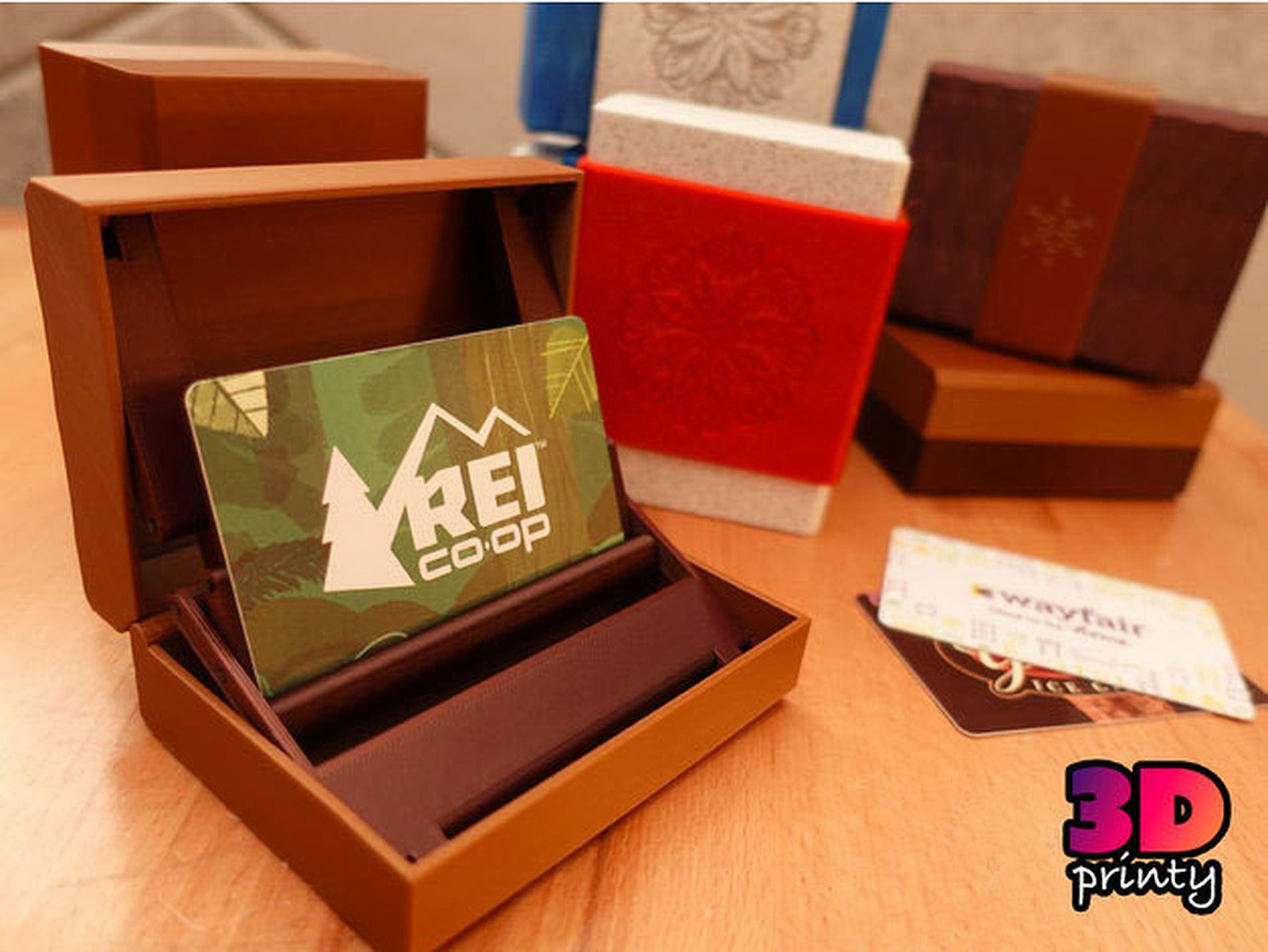 Pop-up Gift Card kutu/düzenleyici – 3D Baskı Modeli