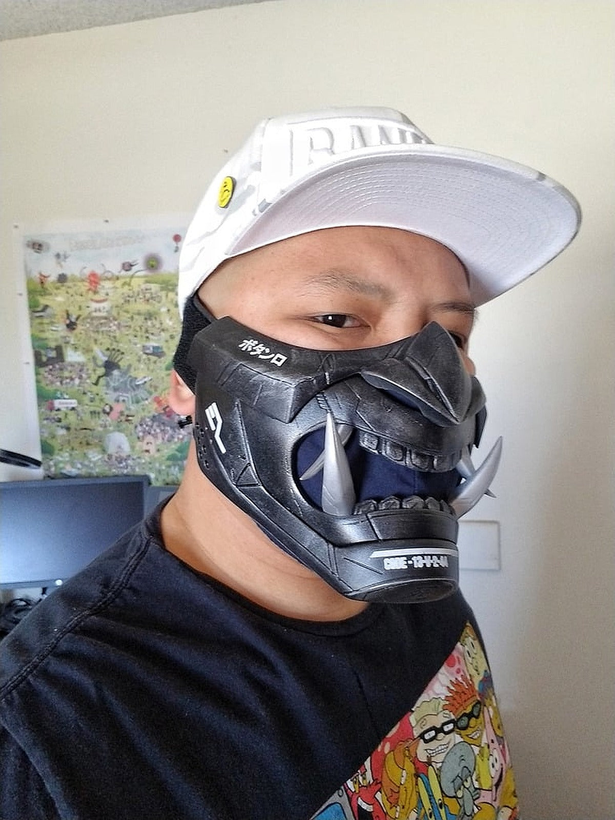 Oni Cyber Punk Mask – 3D Baskı Modeli