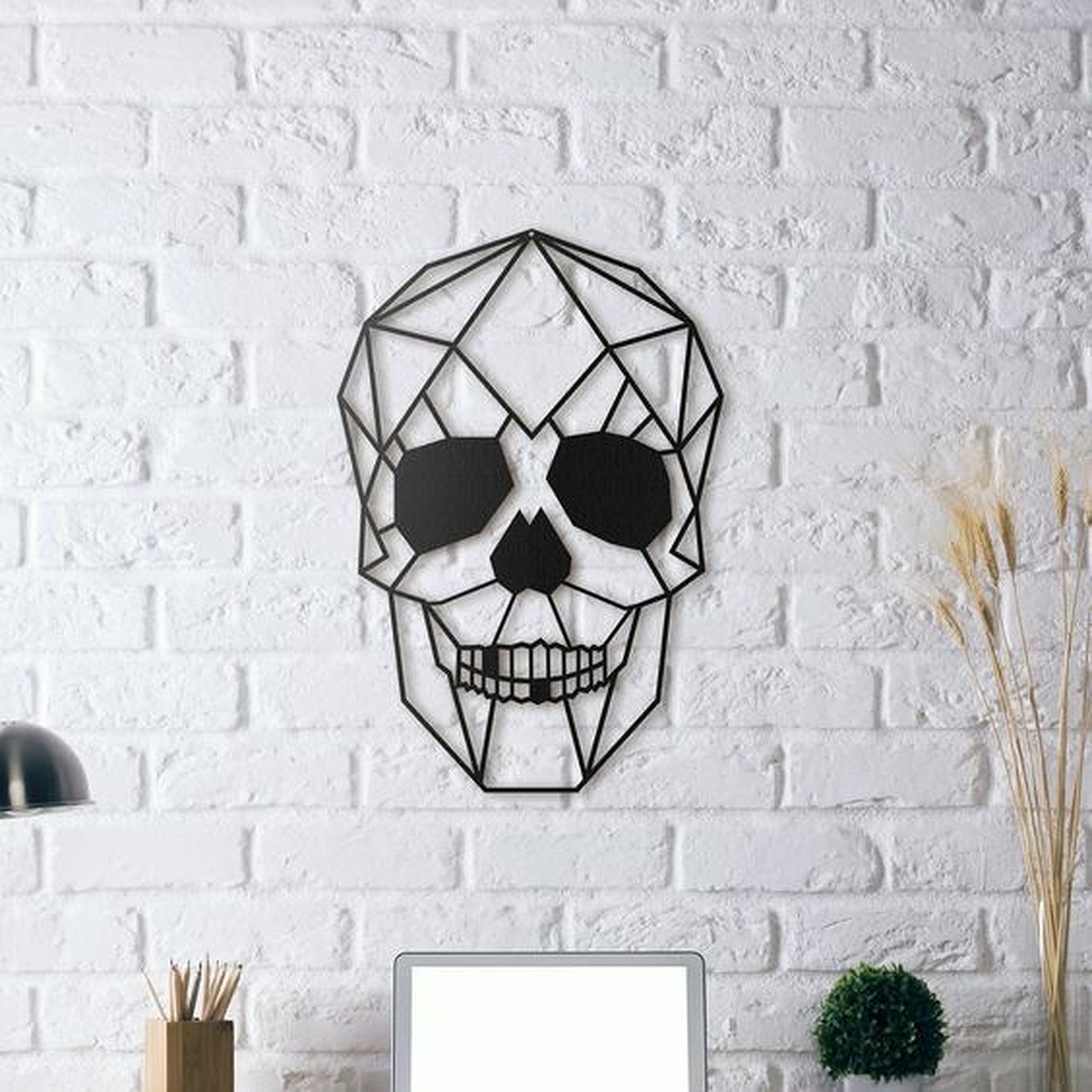 Skull Wall Sculpture 2D – 3D Baskı Modeli