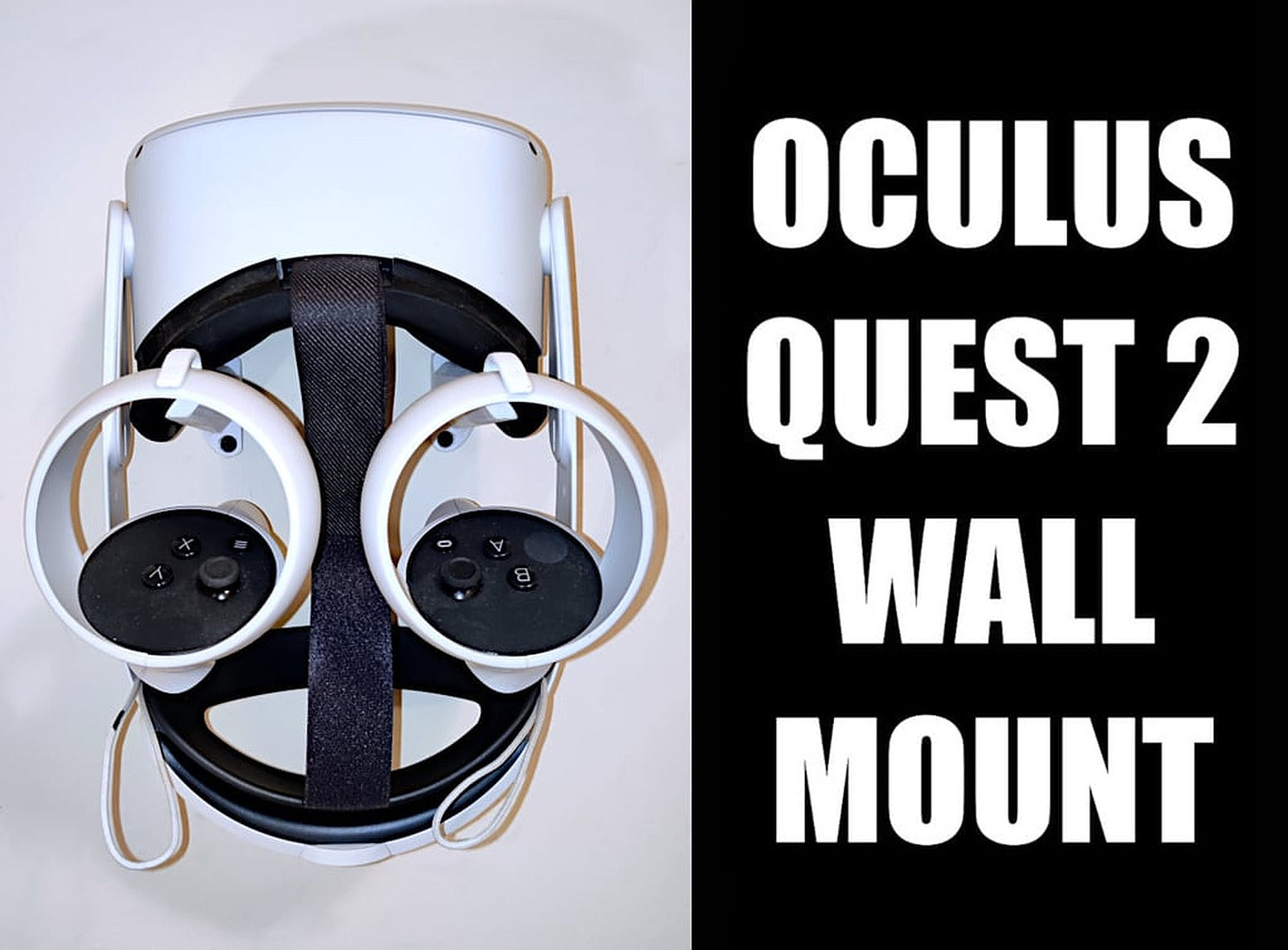 Meta Quest 2 Wall Mount - Also works with Quest 1 - No Supports! – 3D Baskı Modeli