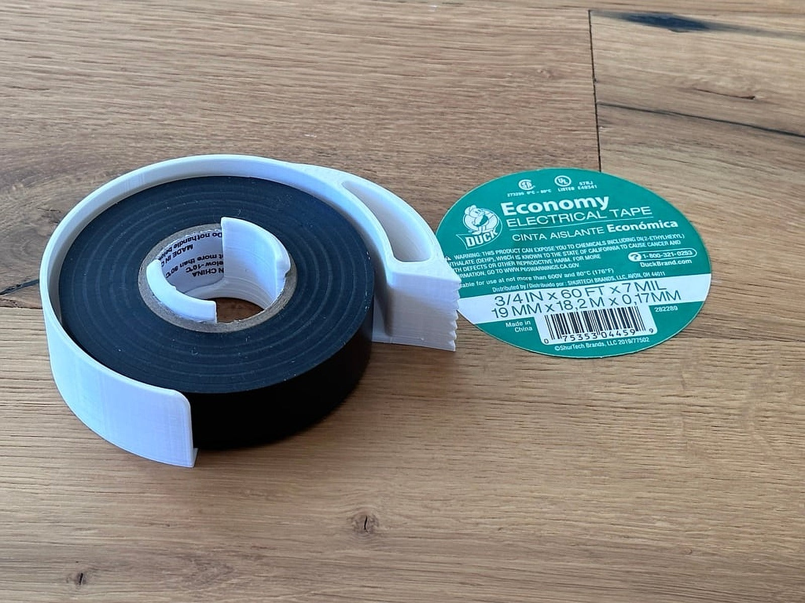 Electrical Tape Dispenser (Duck Brand 282289 Economy) – 3D Baskı Modeli