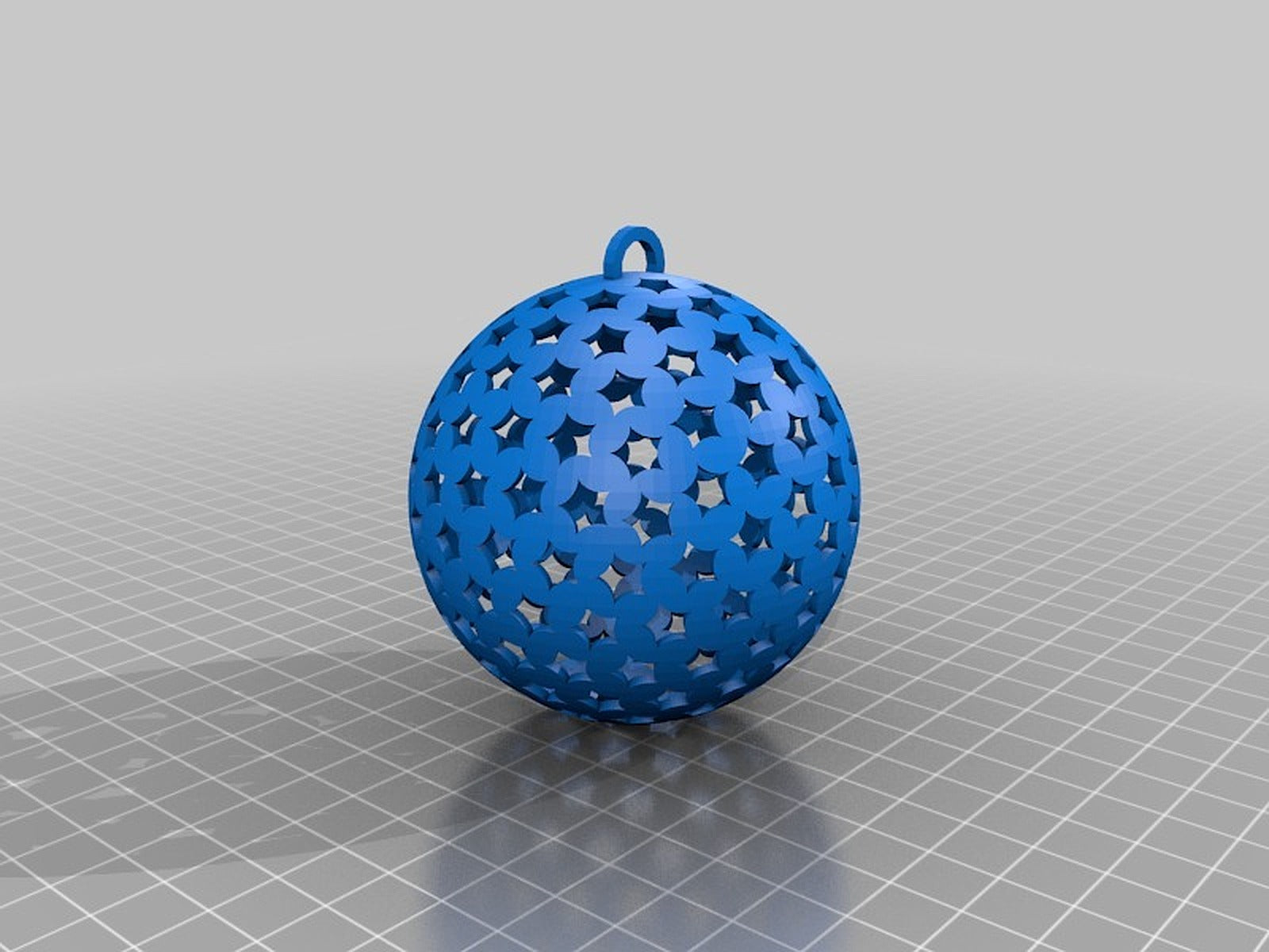 Holed Christmas Ornament – 3D Baskı Modeli