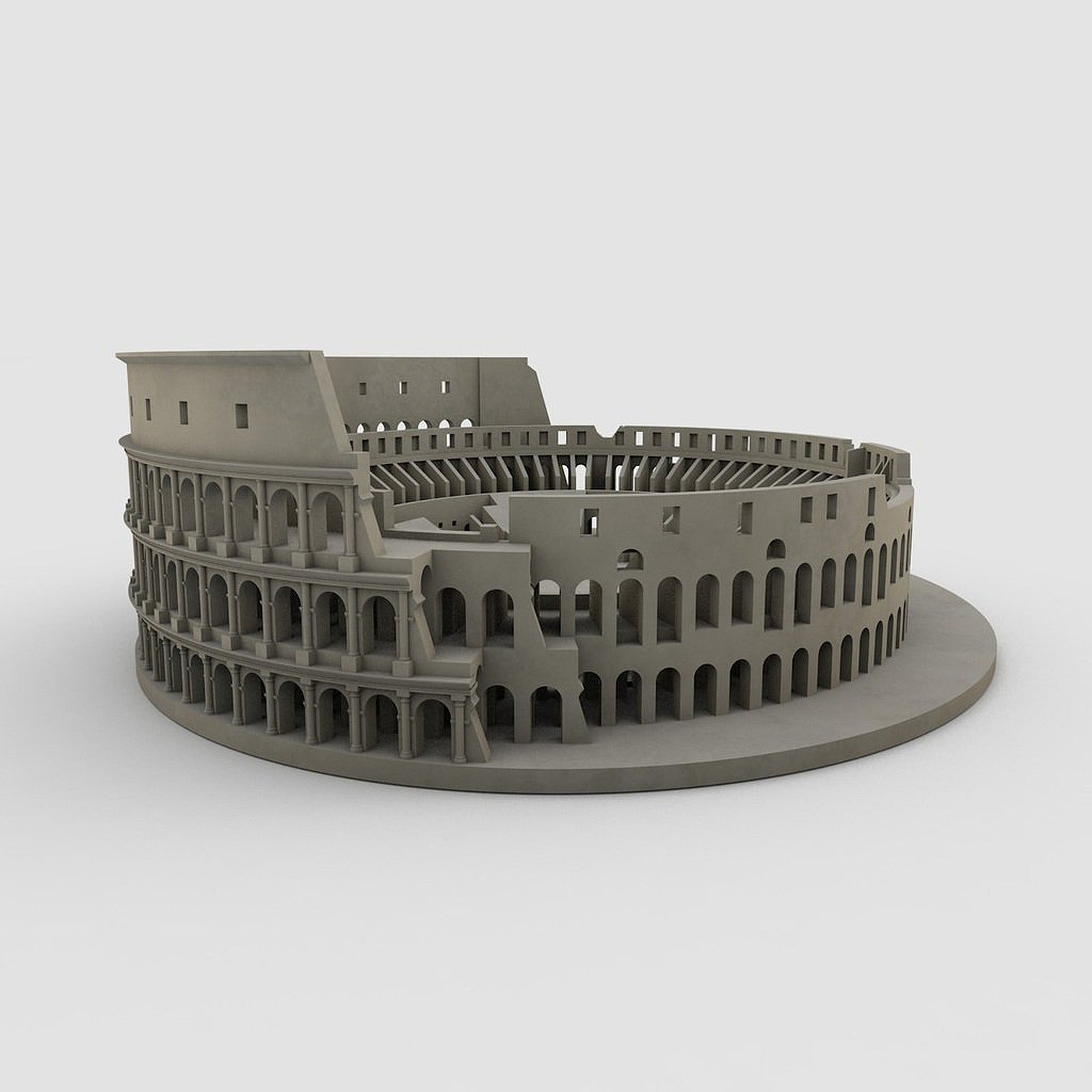 Fully 3D printed Colosseum – 3D Baskı Modeli