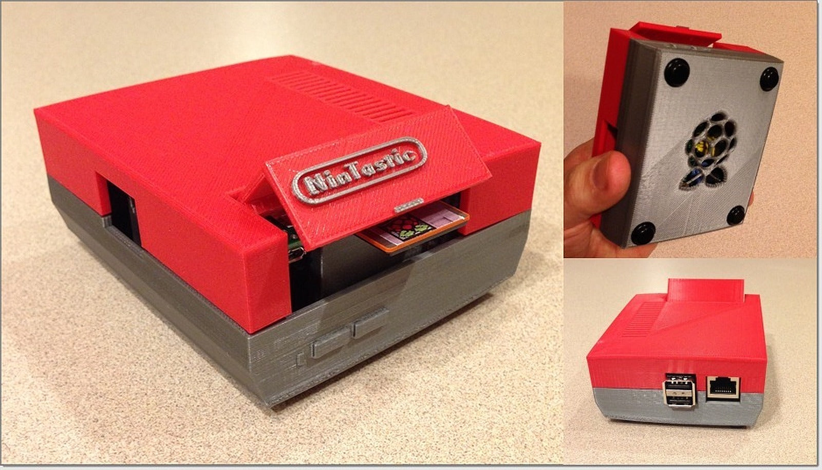 NinTastic - Nintendo Style kılıf for the Raspberry Pi – 3D Baskı Modeli