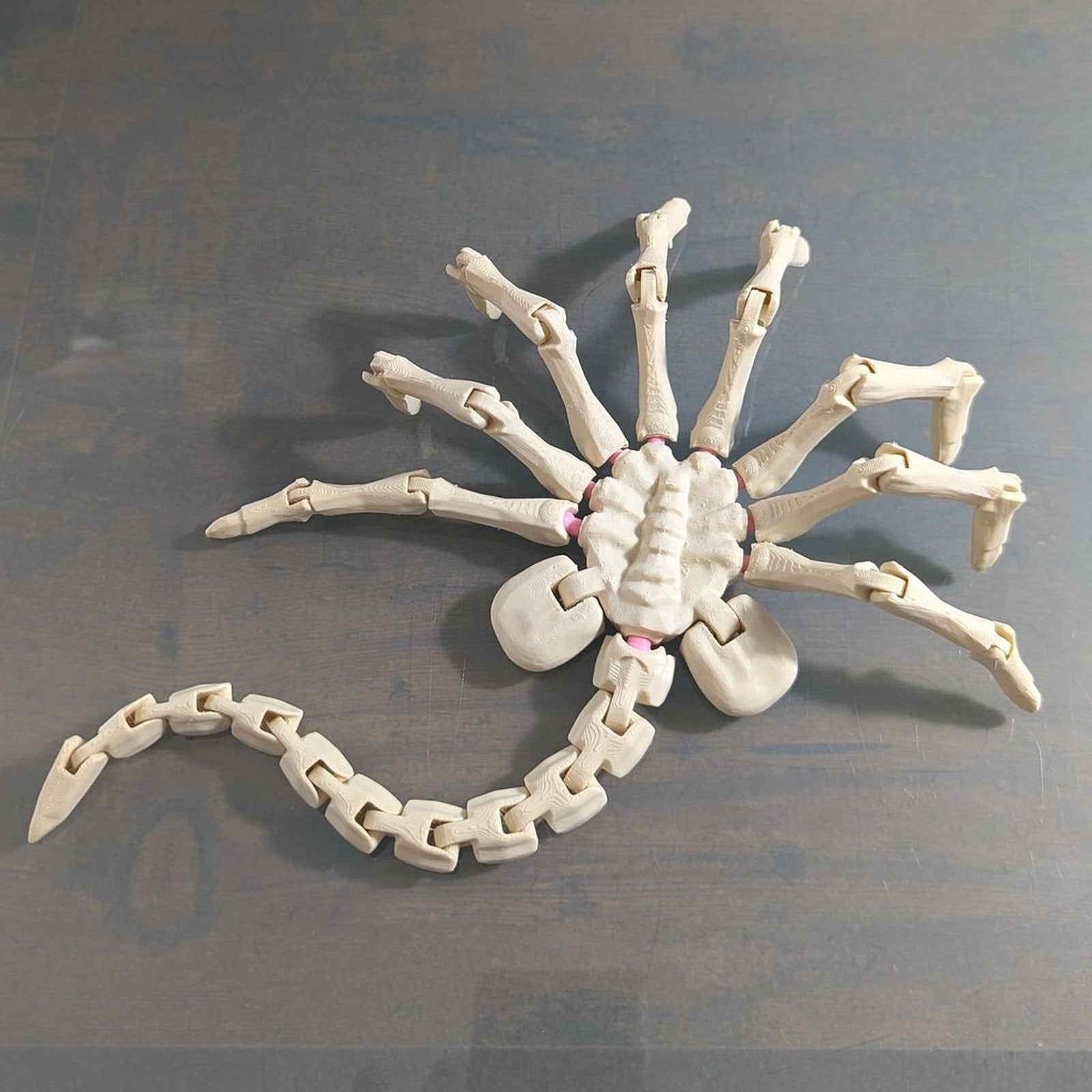 Semi-Posable Flexi Facehugger – 3D Baskı Modeli