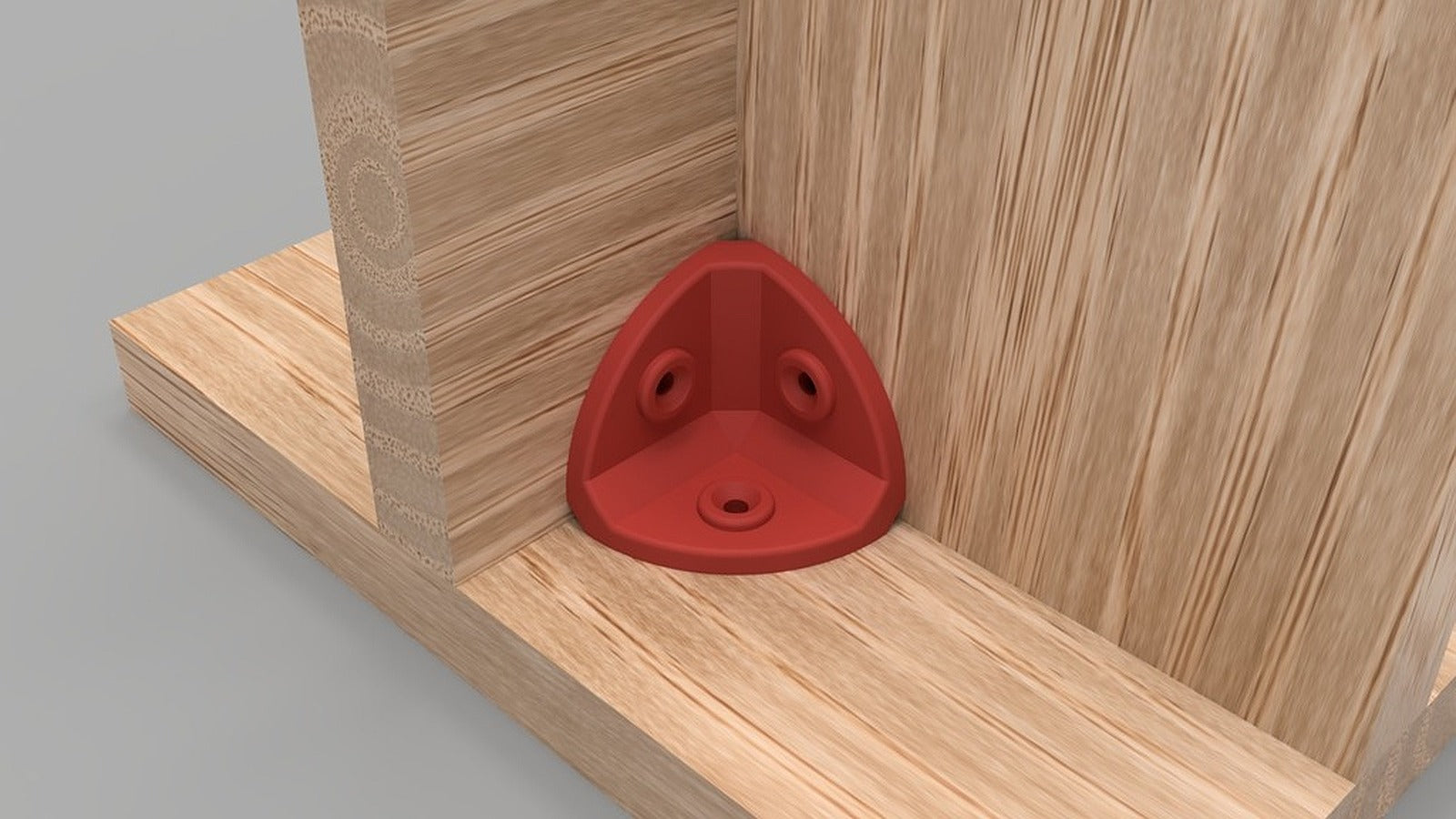 Rounded Furniture Corner braket – 3D Baskı Modeli